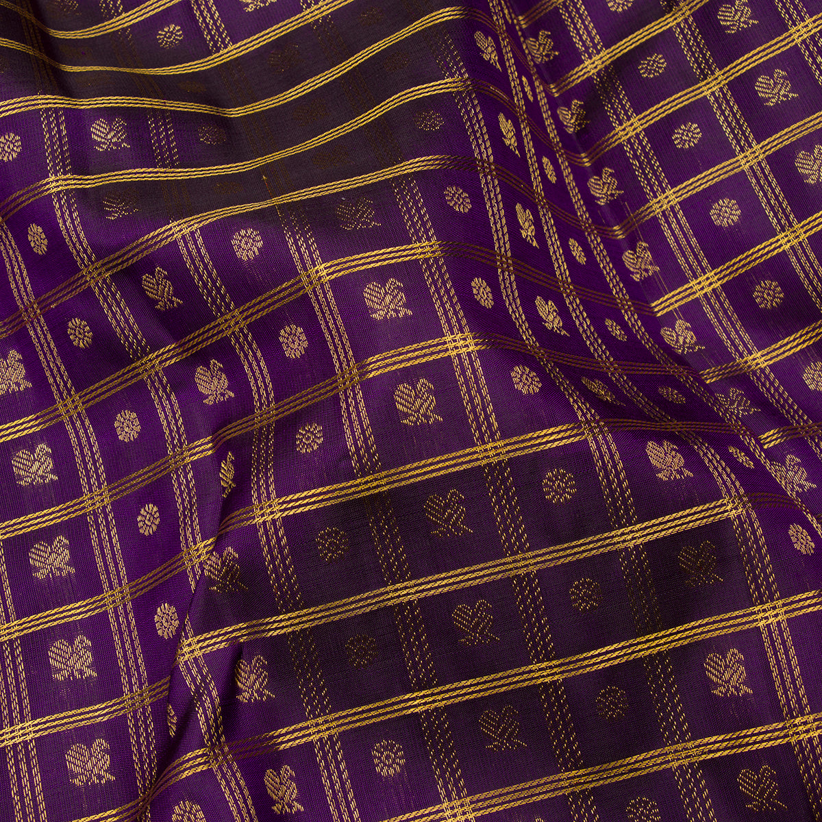 Kanakavalli Kanjivaram Silk Sari 24-611-HS001-03753 - Fabric View