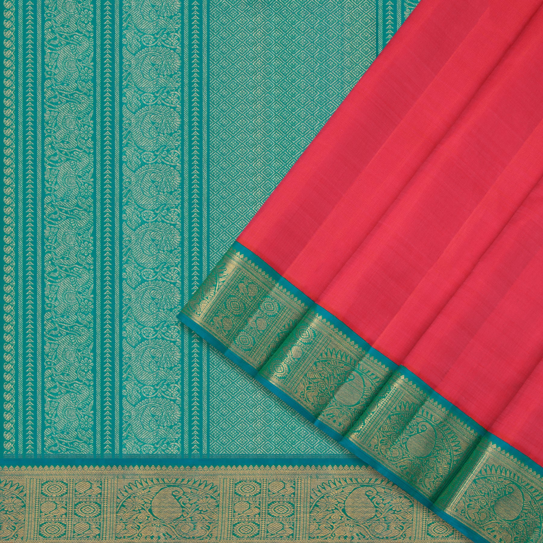 Kanakavalli Kanjivaram Silk Sari 24-611-HS001-03763 - Cover View