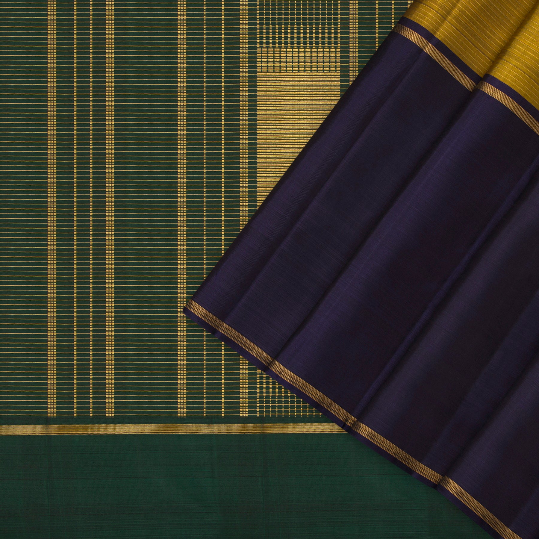 Kanakavalli Kanjivaram Silk Sari 24-611-HS001-03765 - Cover View 