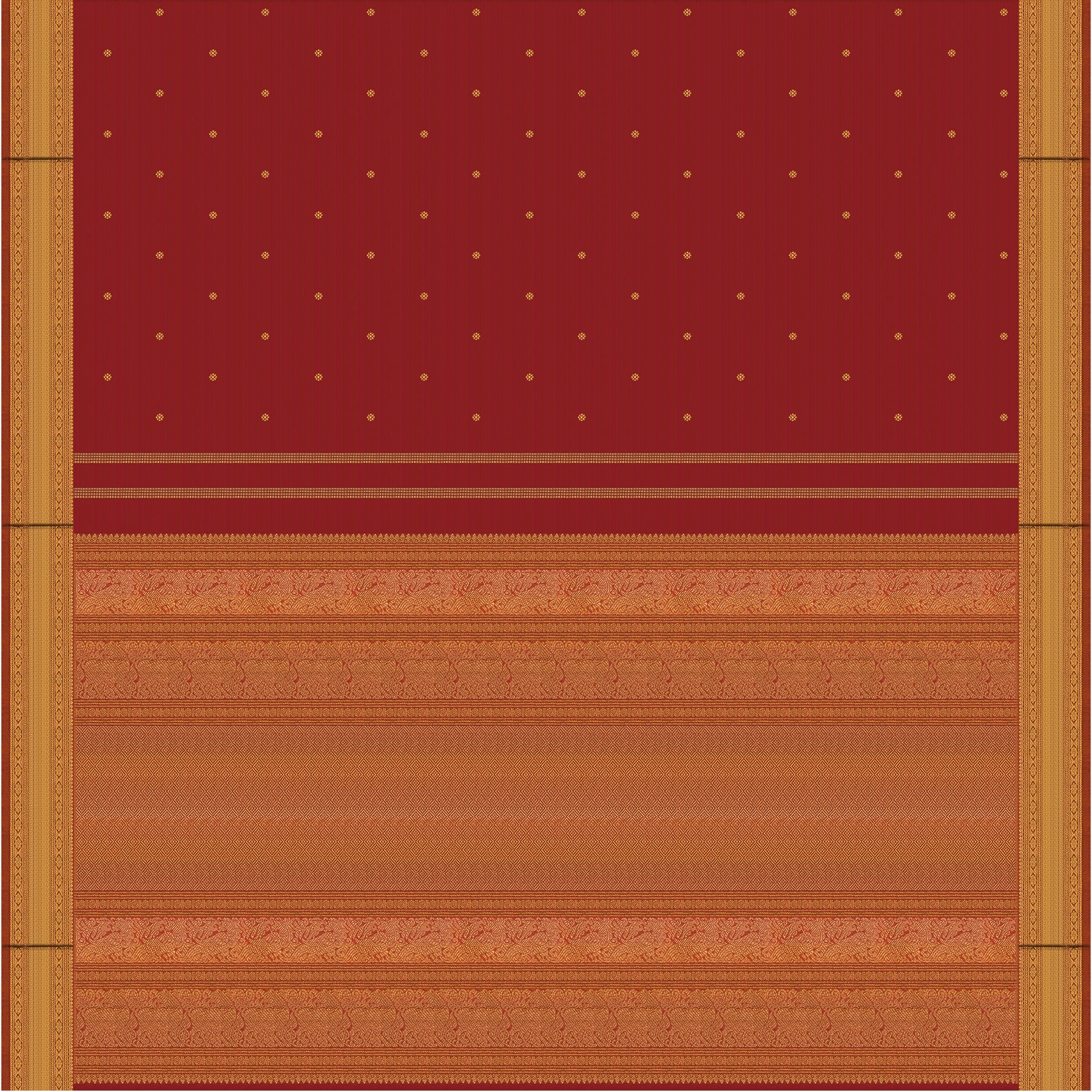 Kanakavalli Kanjivaram Silk Sari 24-611-HS001-04839 - Full View