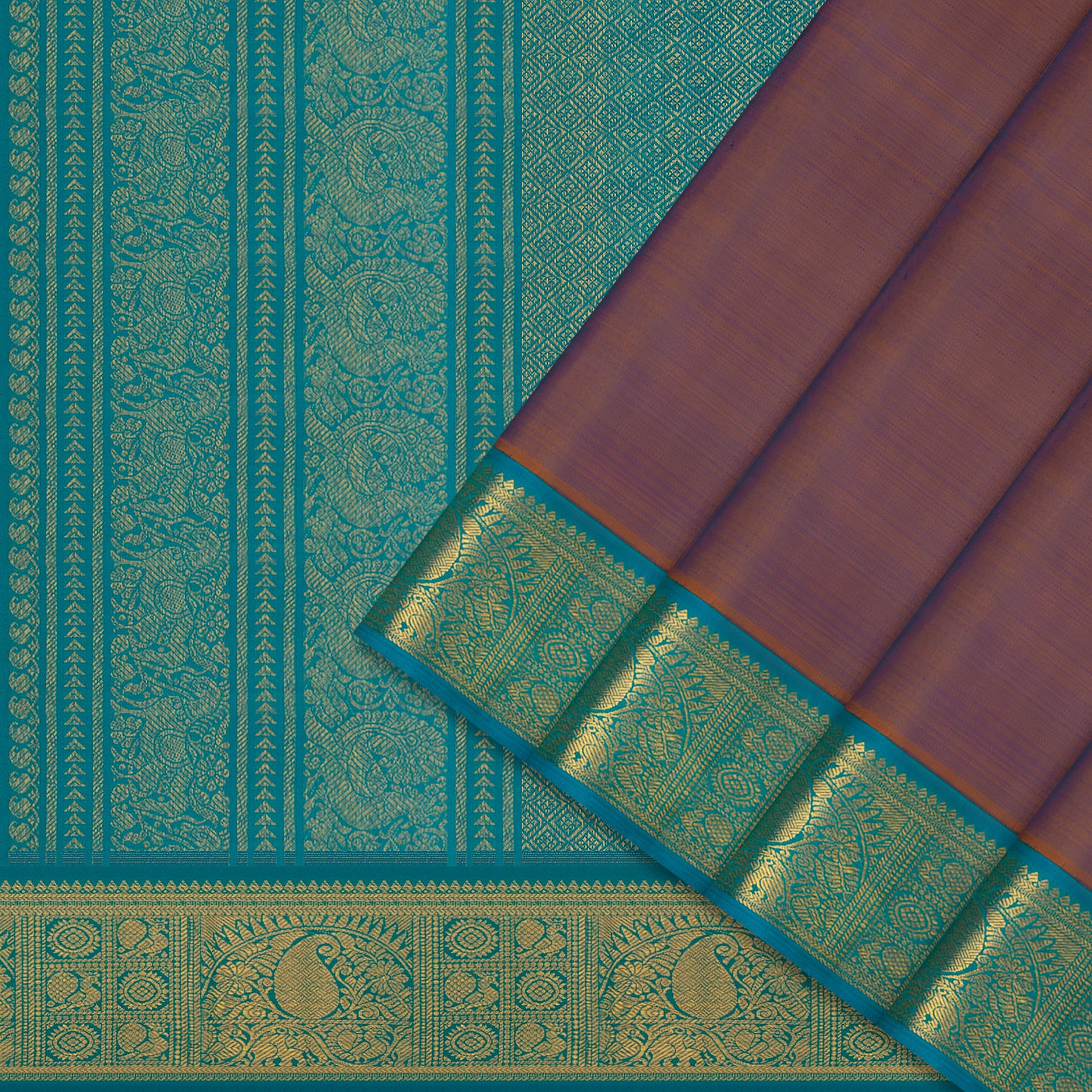 Kanakavalli Kanjivaram Silk Sari 24-611-HS001-04844 - Cover View