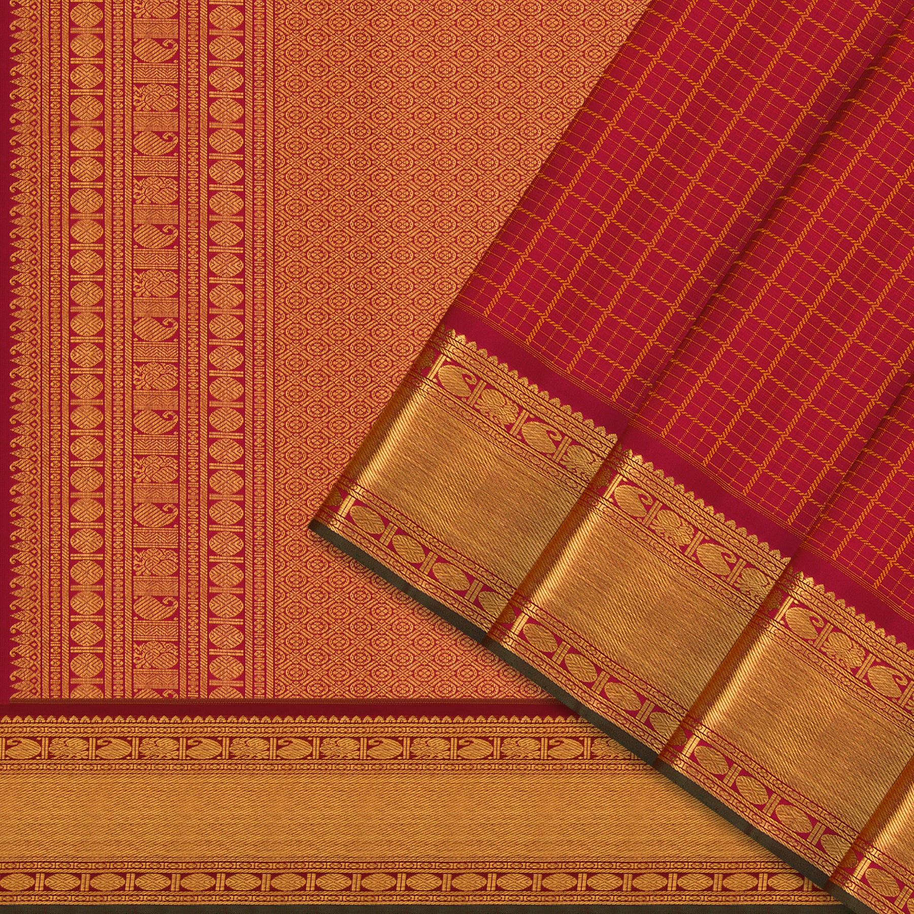 Kanakavalli Kanjivaram Silk Sari 24-611-HS001-04929 - Cover View