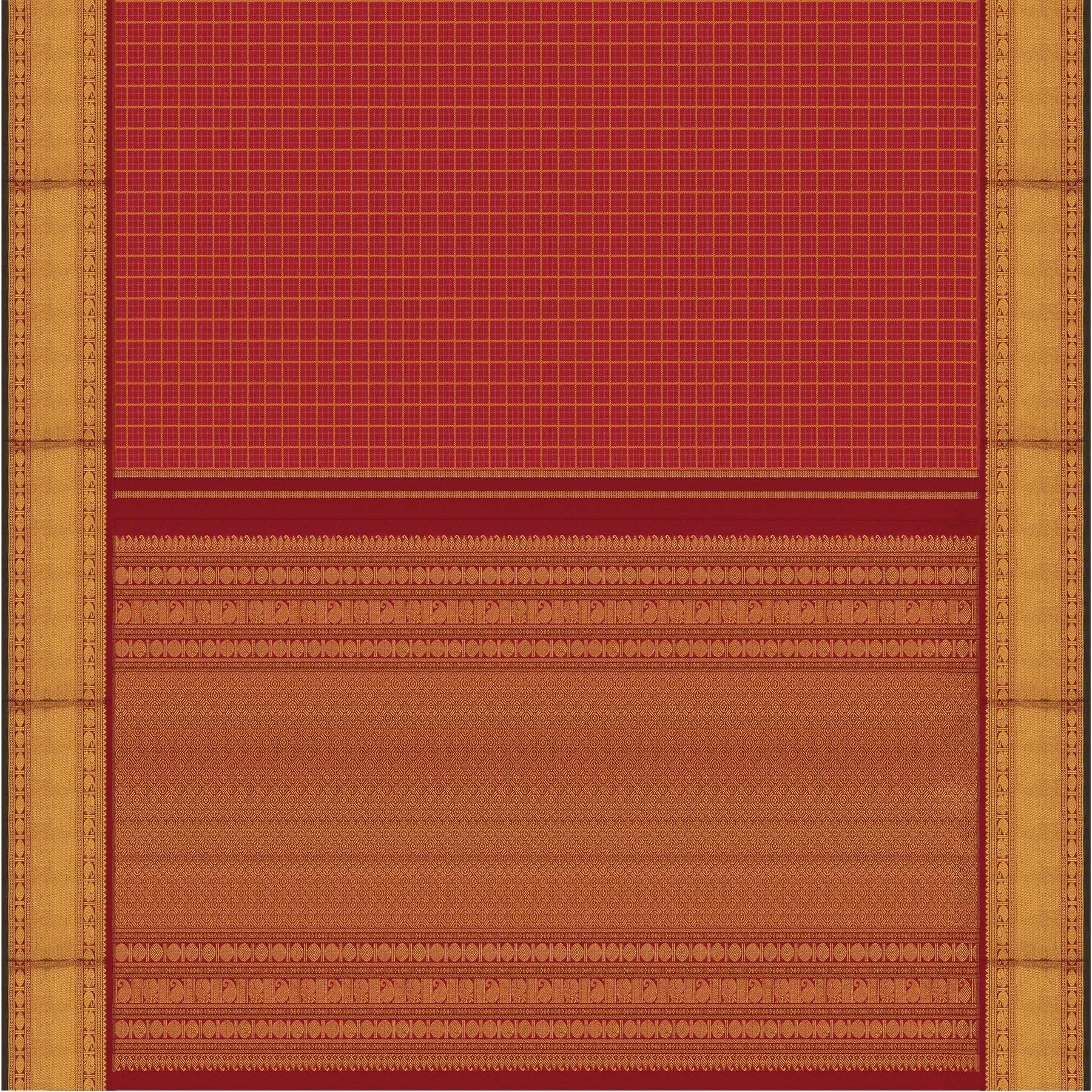 Kanakavalli Kanjivaram Silk Sari 24-611-HS001-04929 - Full View