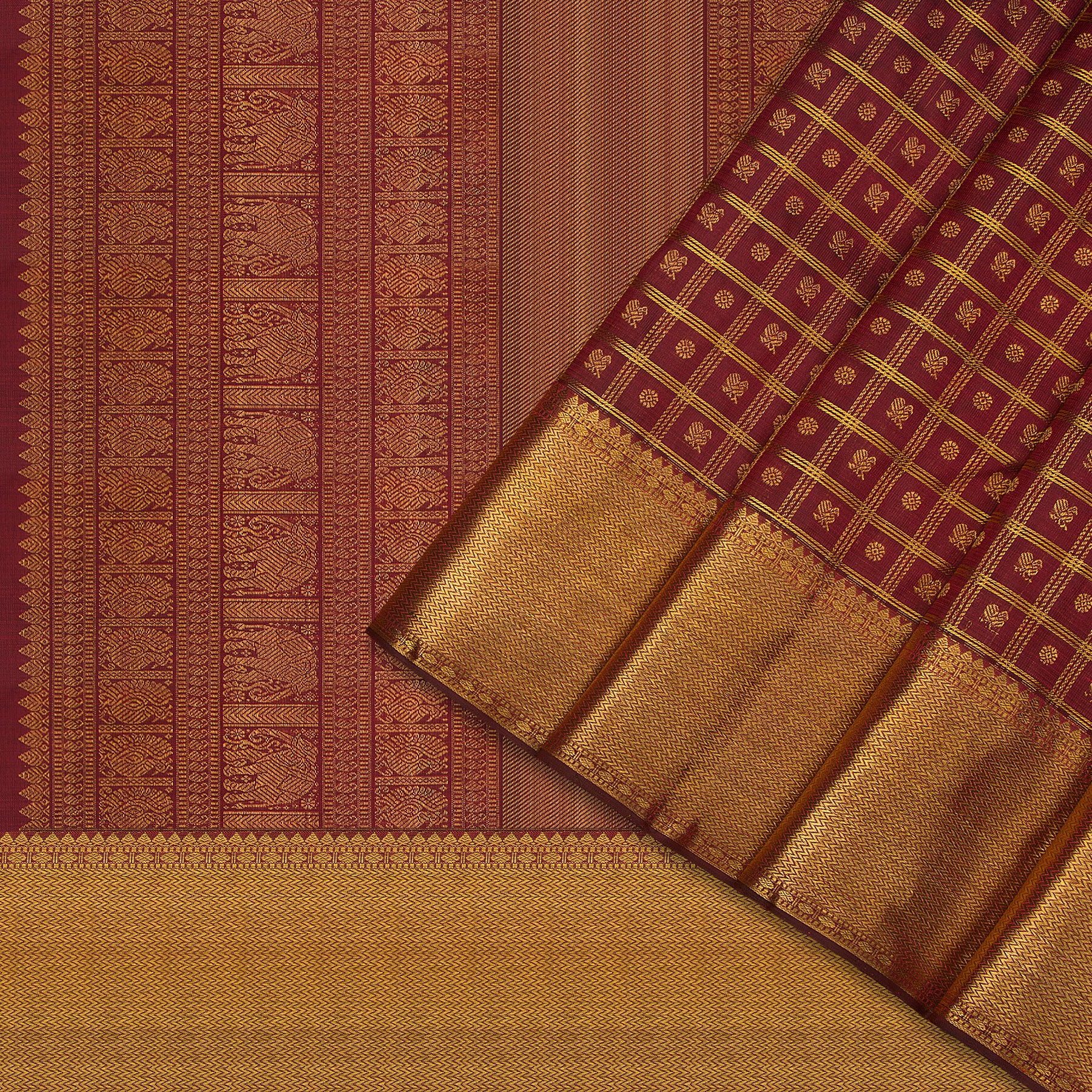 Kanakavalli Kanjivaram Silk Sari 24-611-HS001-07016 - Cover View