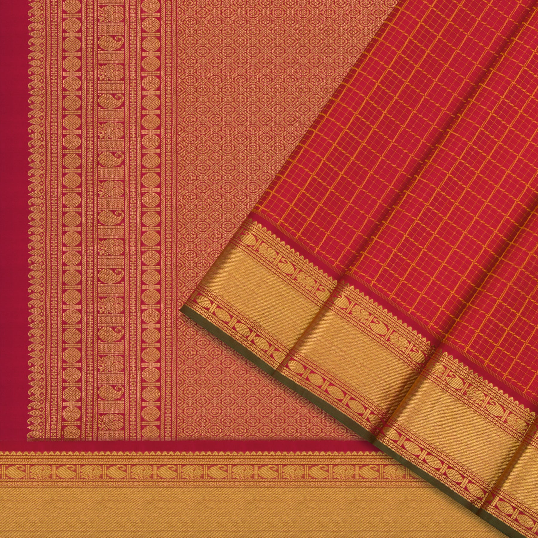 Kanakavalli Kanjivaram Silk Sari 24-611-HS001-07017 - Cover View