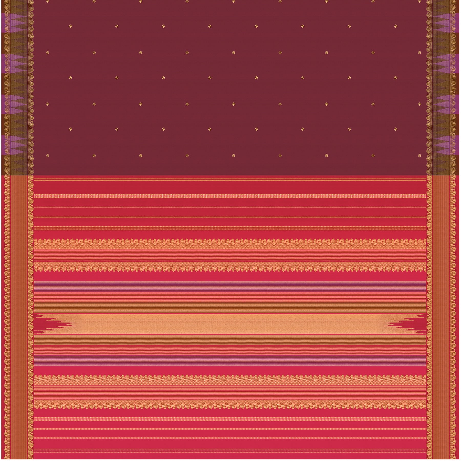 Kanakavalli Kanjivaram Silk Sari 24-611-HS001-08600 - Full View