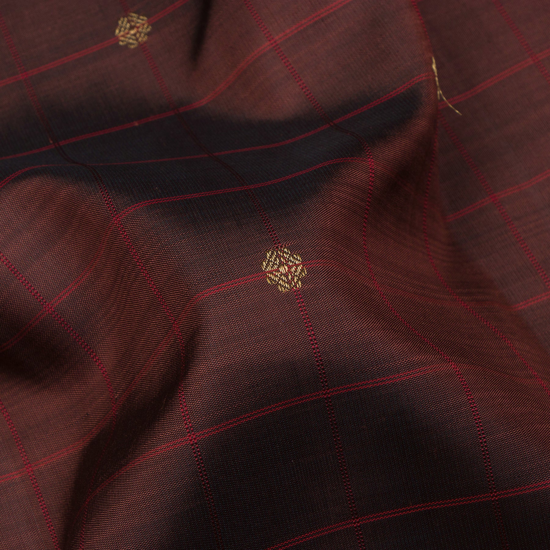 Kanakavalli Kanjivaram Silk Sari 24-611-HS001-08617 - Fabric View