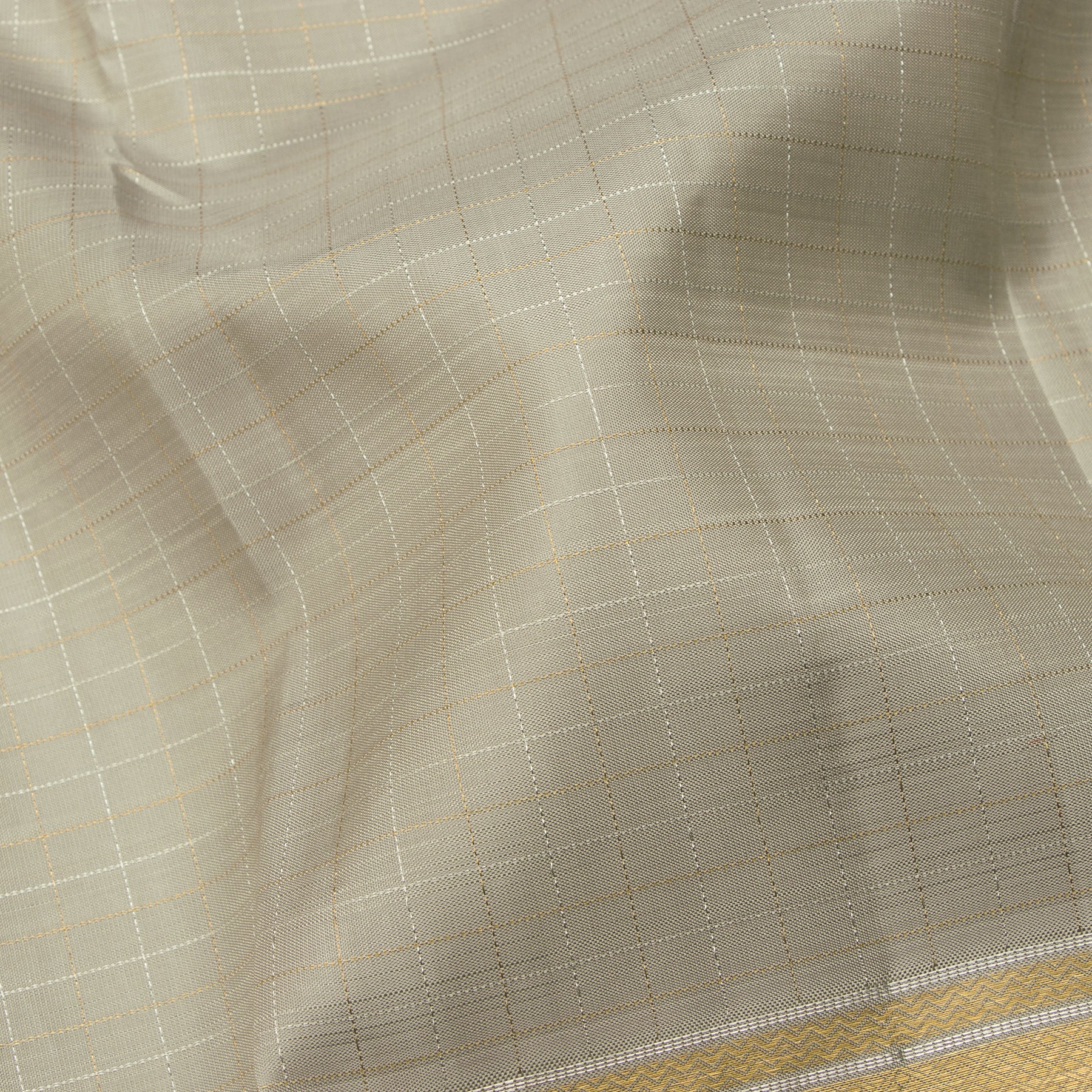 Kanakavalli Kanjivaram Silk Sari 24-611-HS001-08631 - Fabric View