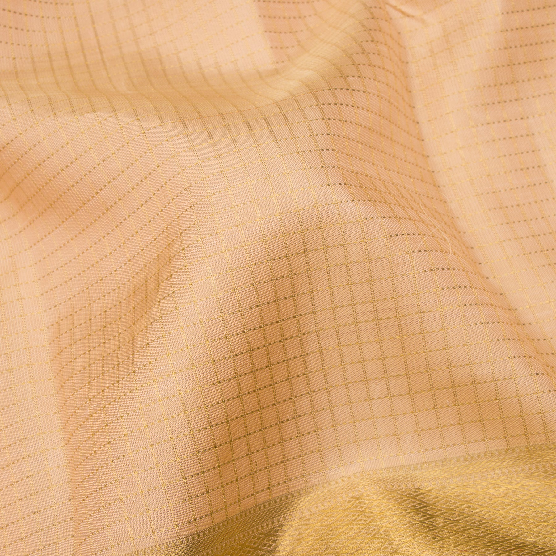 Kanakavalli Kanjivaram Silk Sari 24-611-HS001-08632 - Fabric View