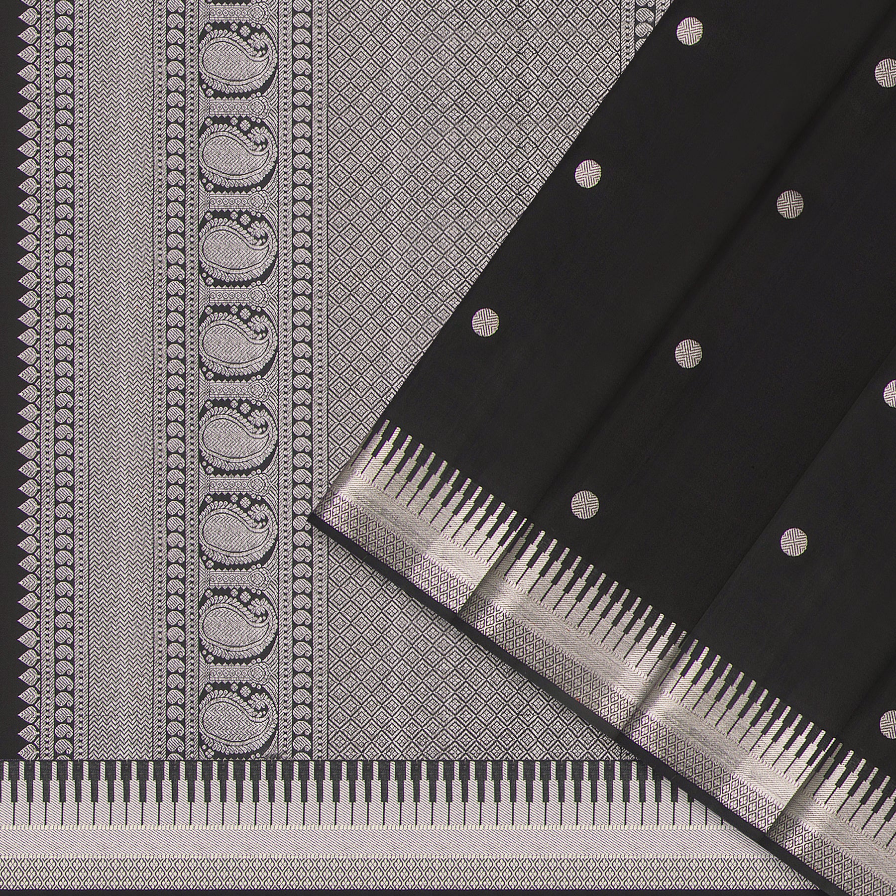 Kanakavalli Kanjivaram Silk Sari 24-611-HS001-09833 - Cover View