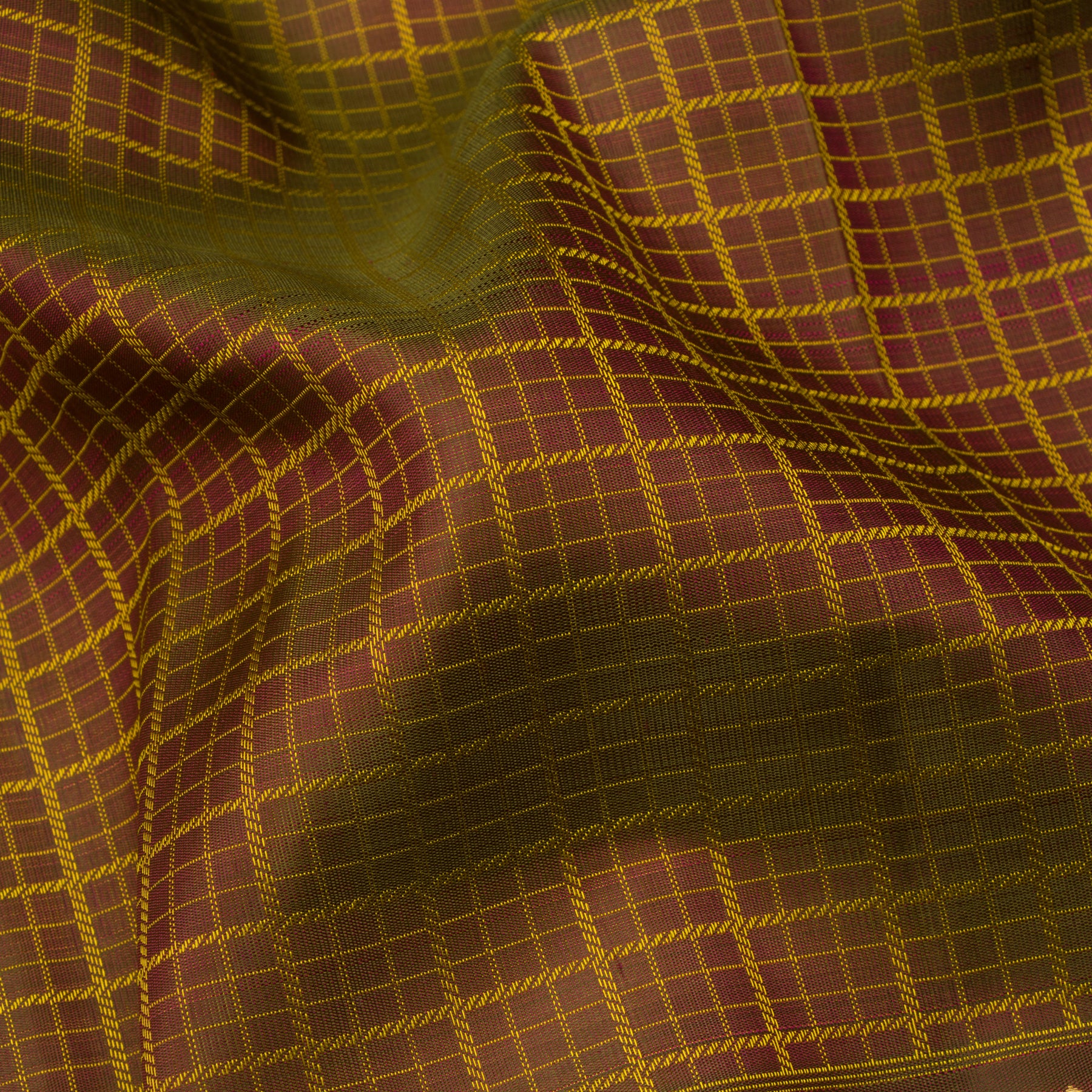 Kanakavalli Kanjivaram Silk Sari 24-611-HS001-10545 - Fabric View