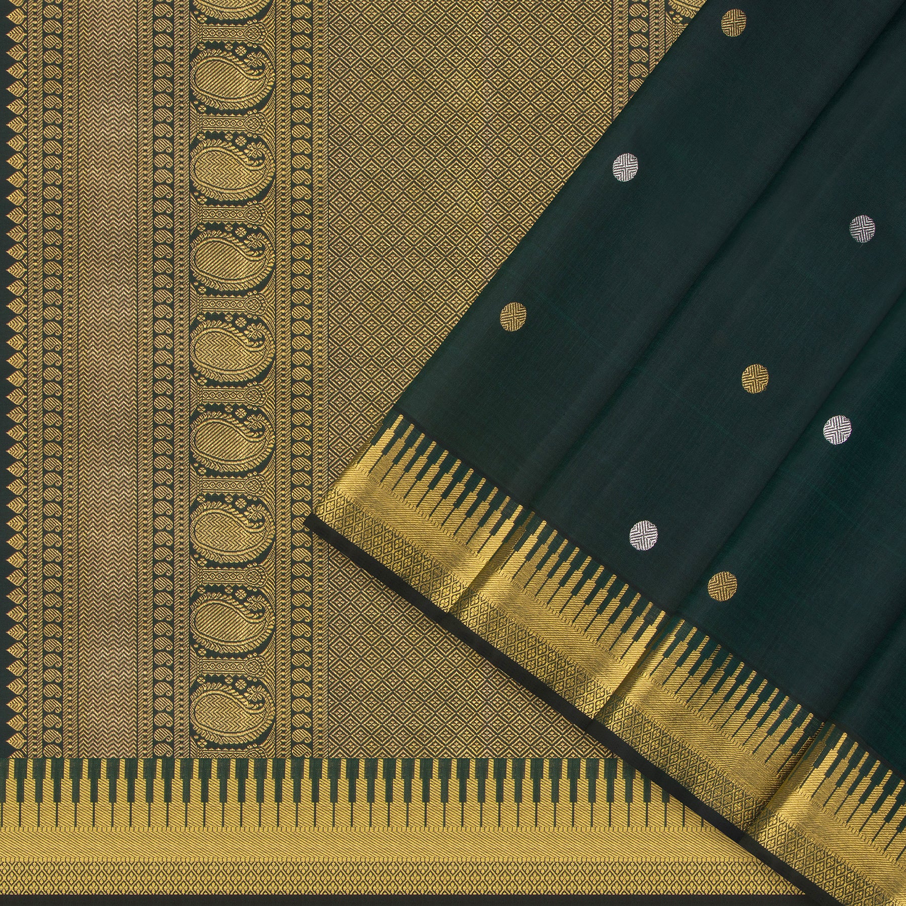 Kanakavalli Kanjivaram Silk Sari 24-611-HS001-10669 - Cover View