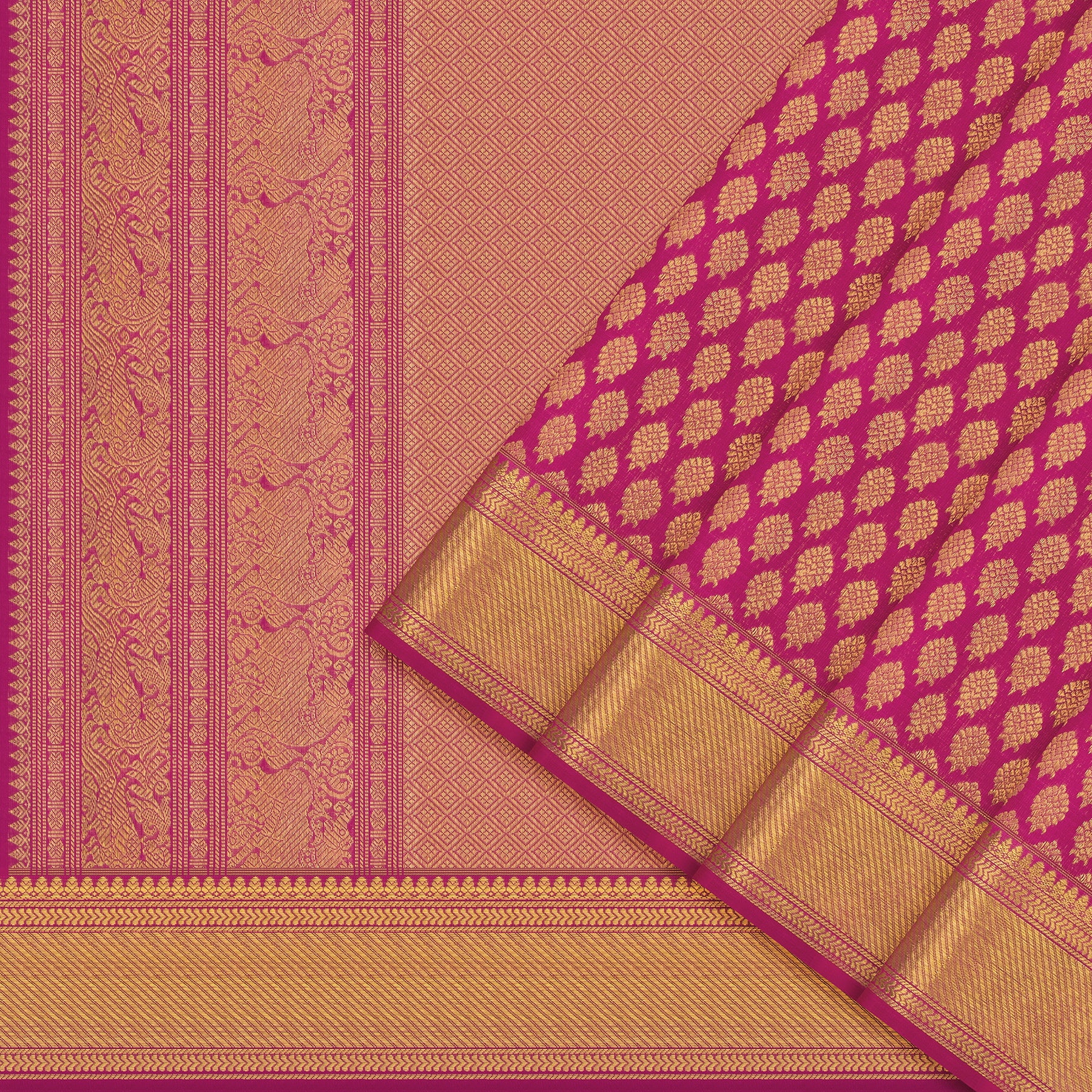 Kanakavalli Kanjivaram Silk Sari 24-611-HS001-12140 - Cover View