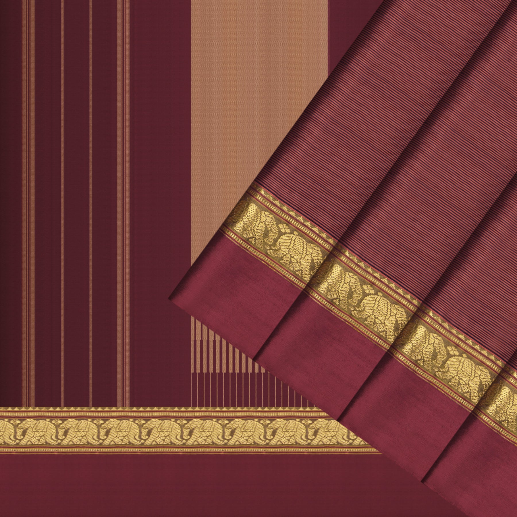 Kanakavalli Kanjivaram Silk Sari 24-611-HS001-12151 - Cover View