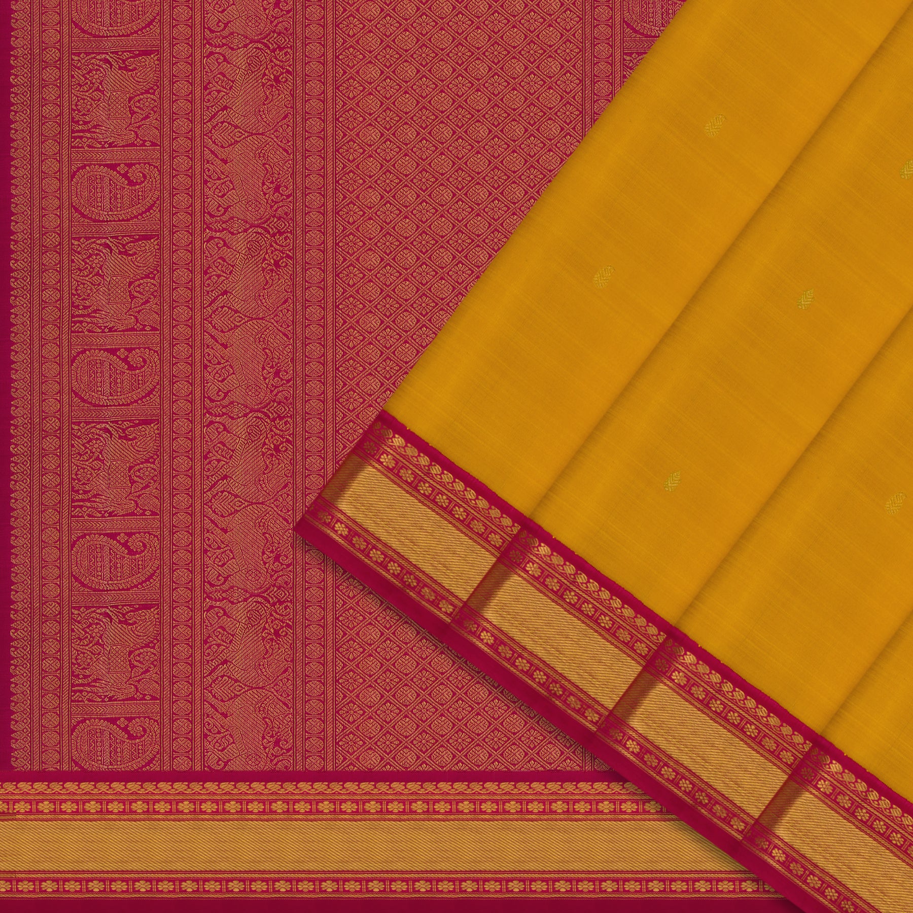 Kanakavalli Kanjivaram Silk Sari 24-611-HS001-12178 - Cover View