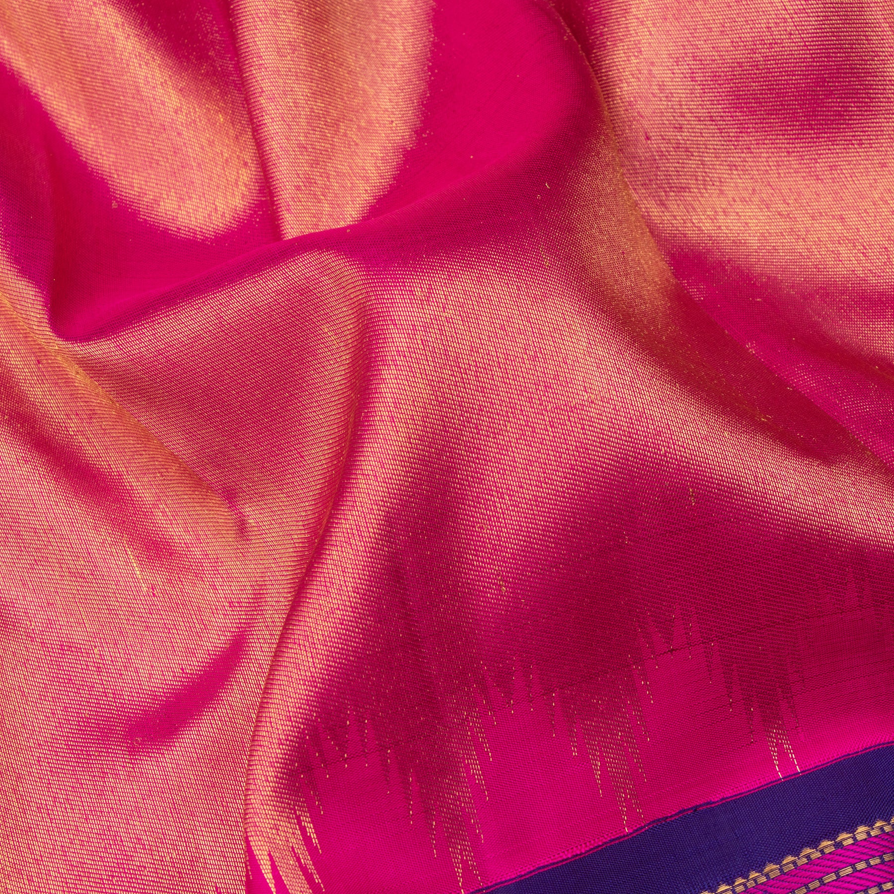 Kanakavalli Kanjivaram Silk Sari 24-611-HS001-12206 - Fabric View