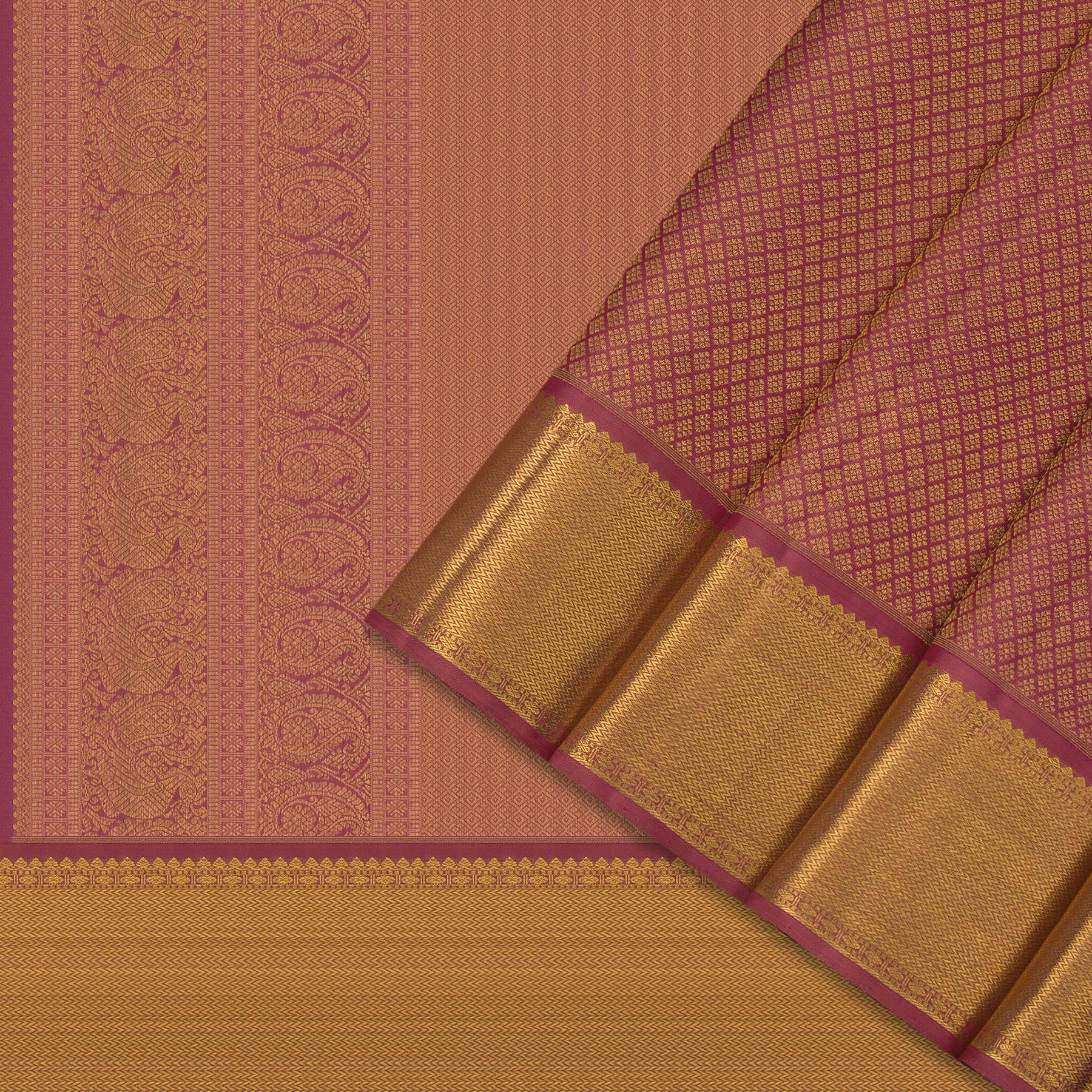 Kanakavalli Kanjivaram Silk Sari 24-611-HS001-13315 - Cover View