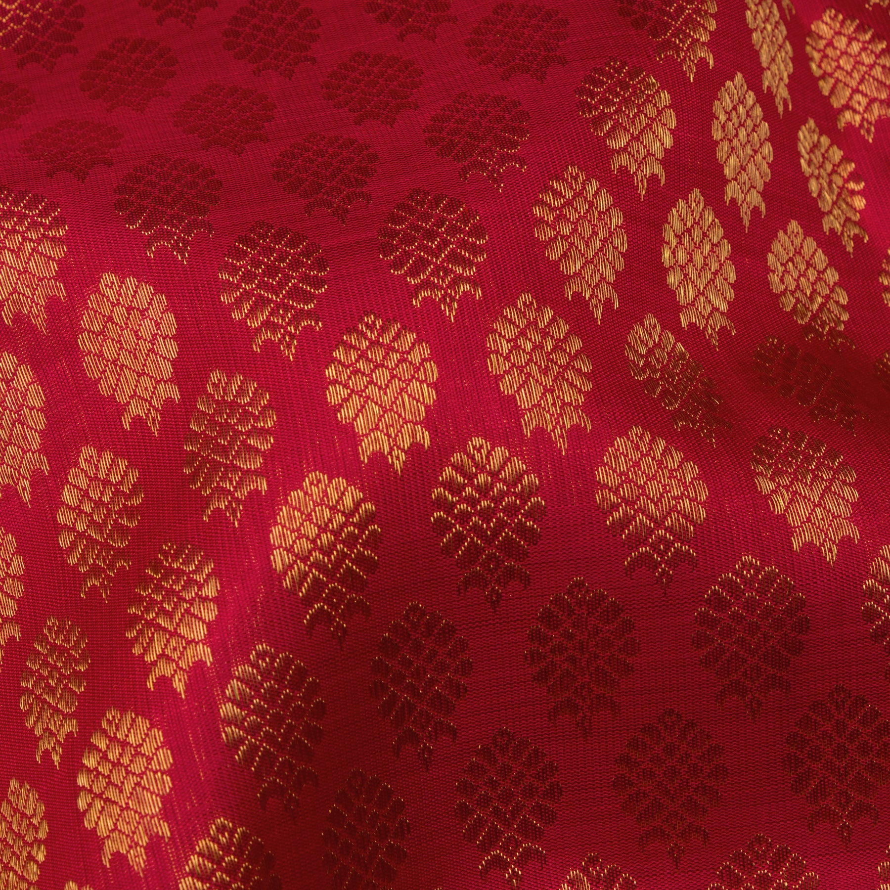 Kanakavalli Kanjivaram Silk Sari 24-611-HS001-14225 - Fabric View