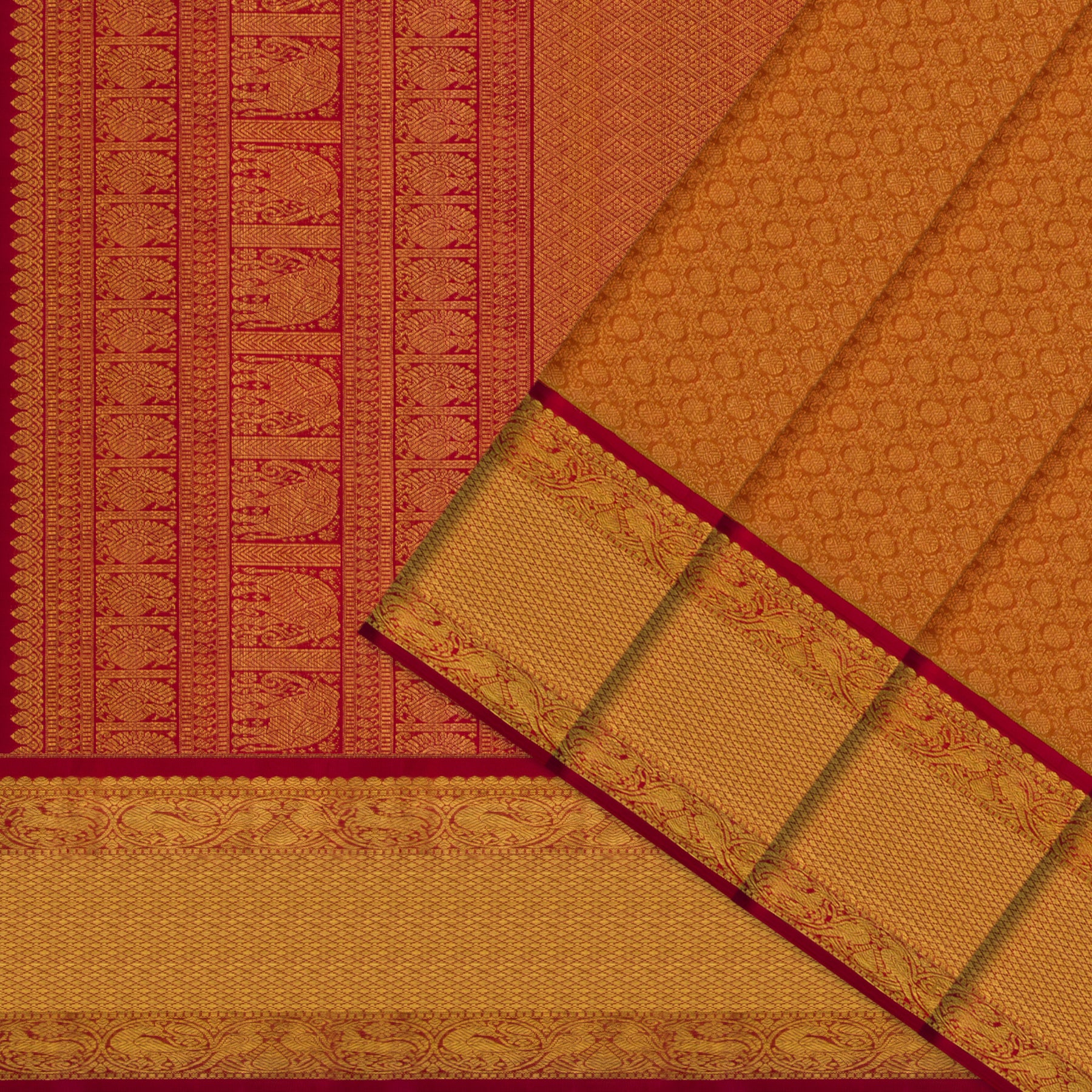 Kanakavalli Kanjivaram Silk Sari 24-611-HS001-14227 - Cover View