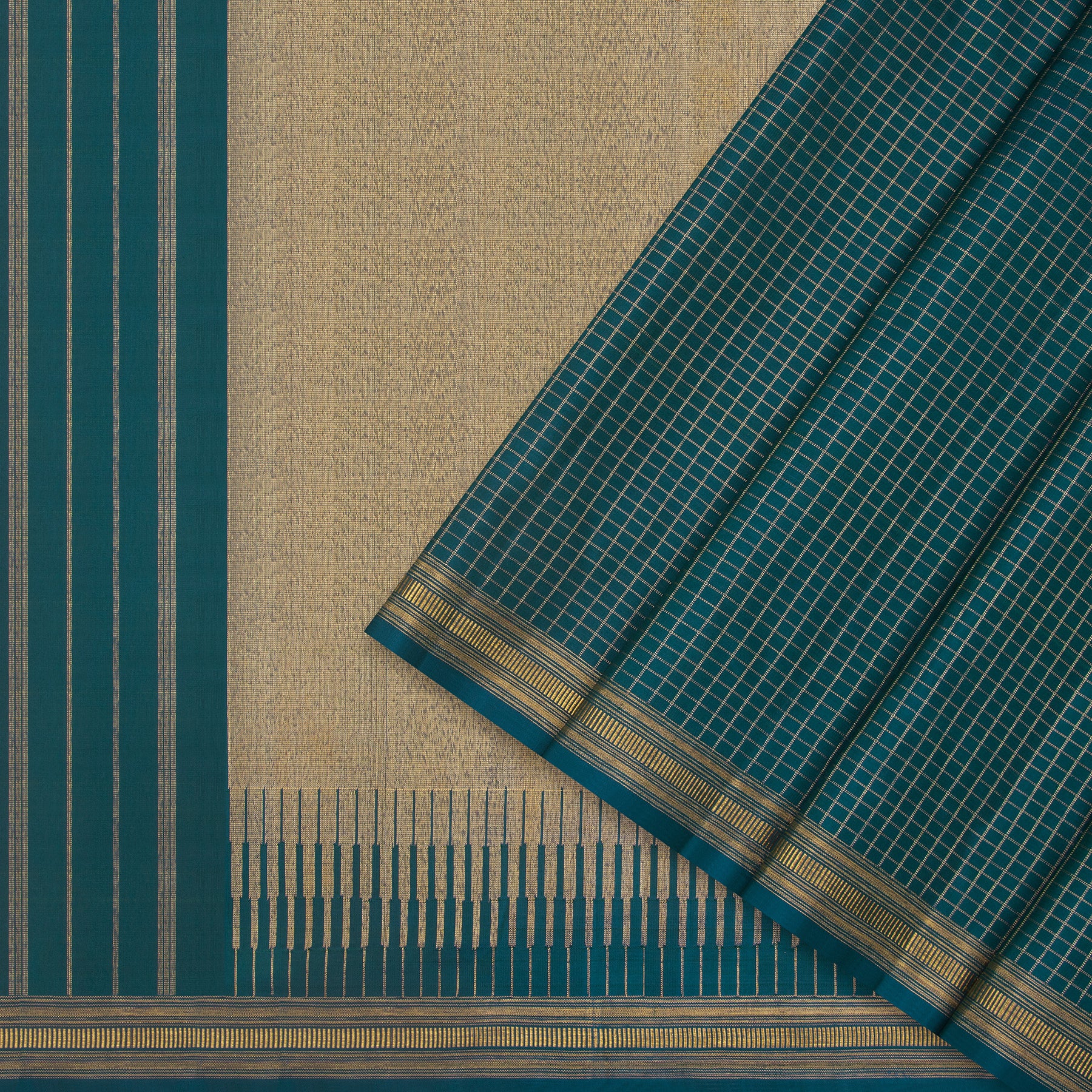 Kanakavalli Kanjivaram Silk Sari 24-611-HS001-14233 - Cover View