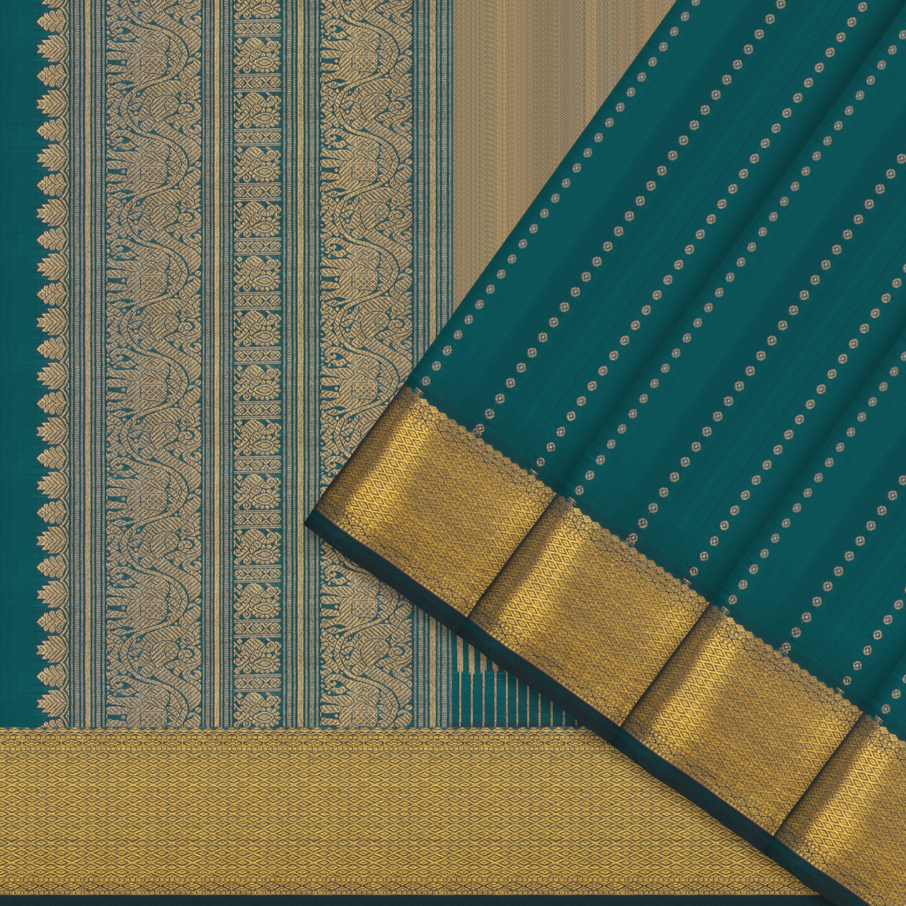 Kanakavalli Kanjivaram Silk Sari 24-611-HS001-14258 - Cover View