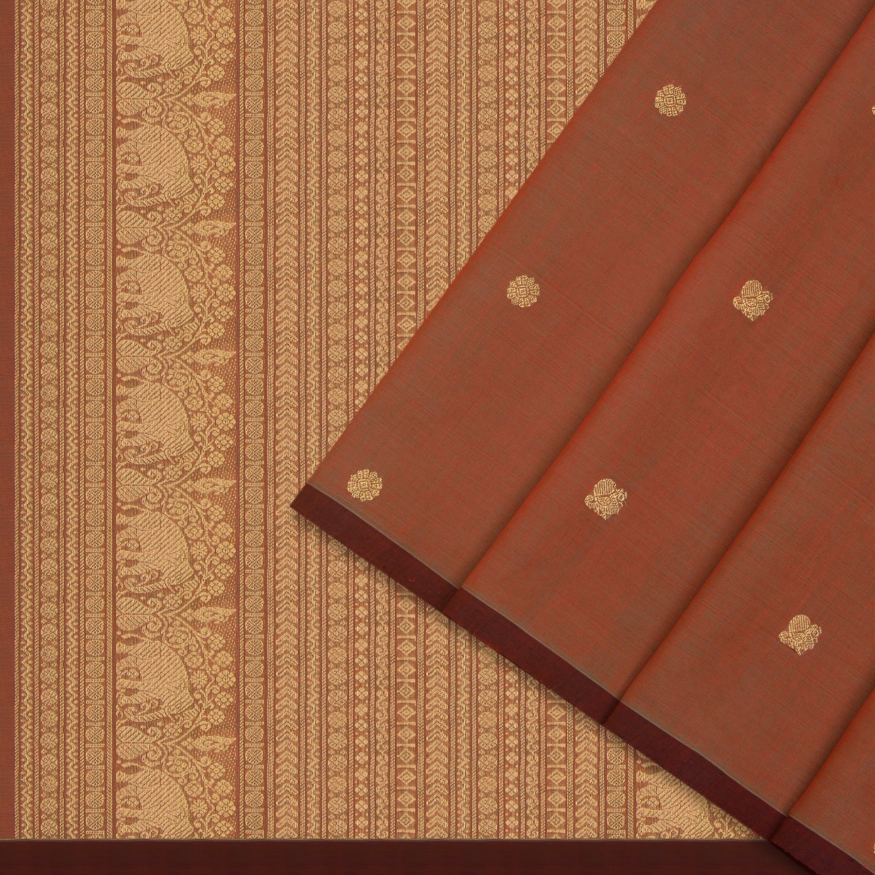 Kanakavalli Kanchi Cotton Sari 24-613-HS003-06158 - Cover View