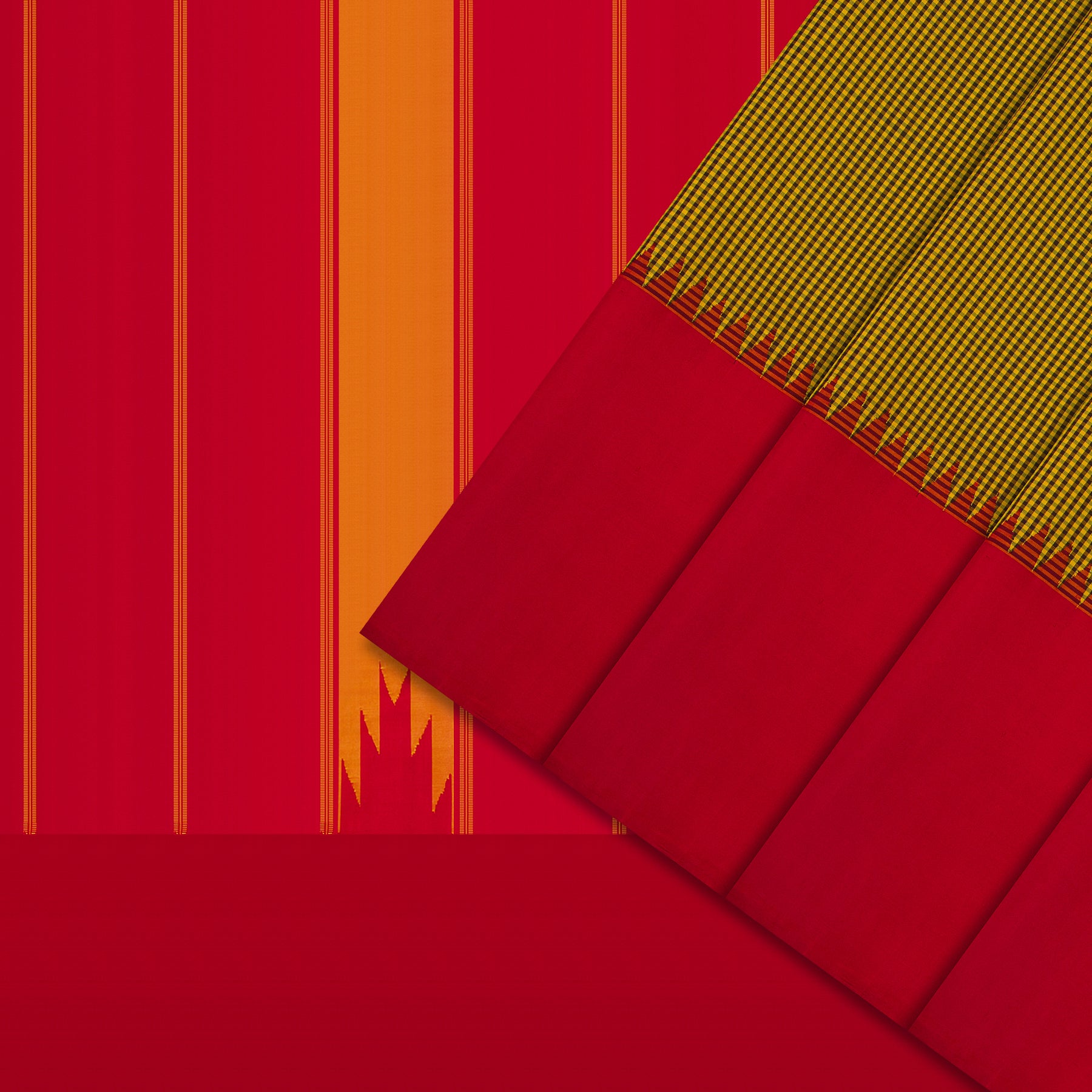 Kanakavalli Kanjivaram Silk Sari 23-613-HS001-01418 - Cover View