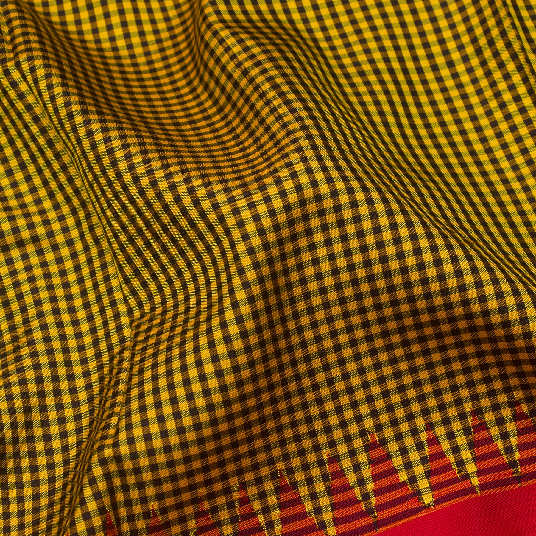 Kanakavalli Kanjivaram Silk Sari 23-613-HS001-01418 - Fabric View