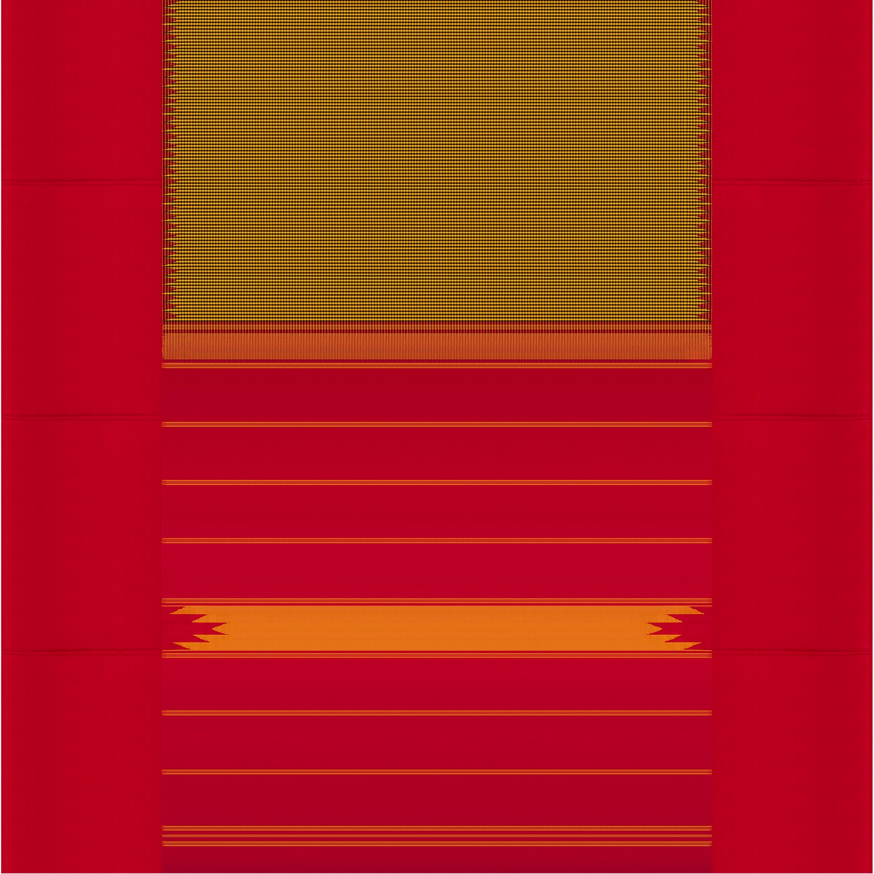 Kanakavalli Kanjivaram Silk Sari 23-613-HS001-01418 - Full View