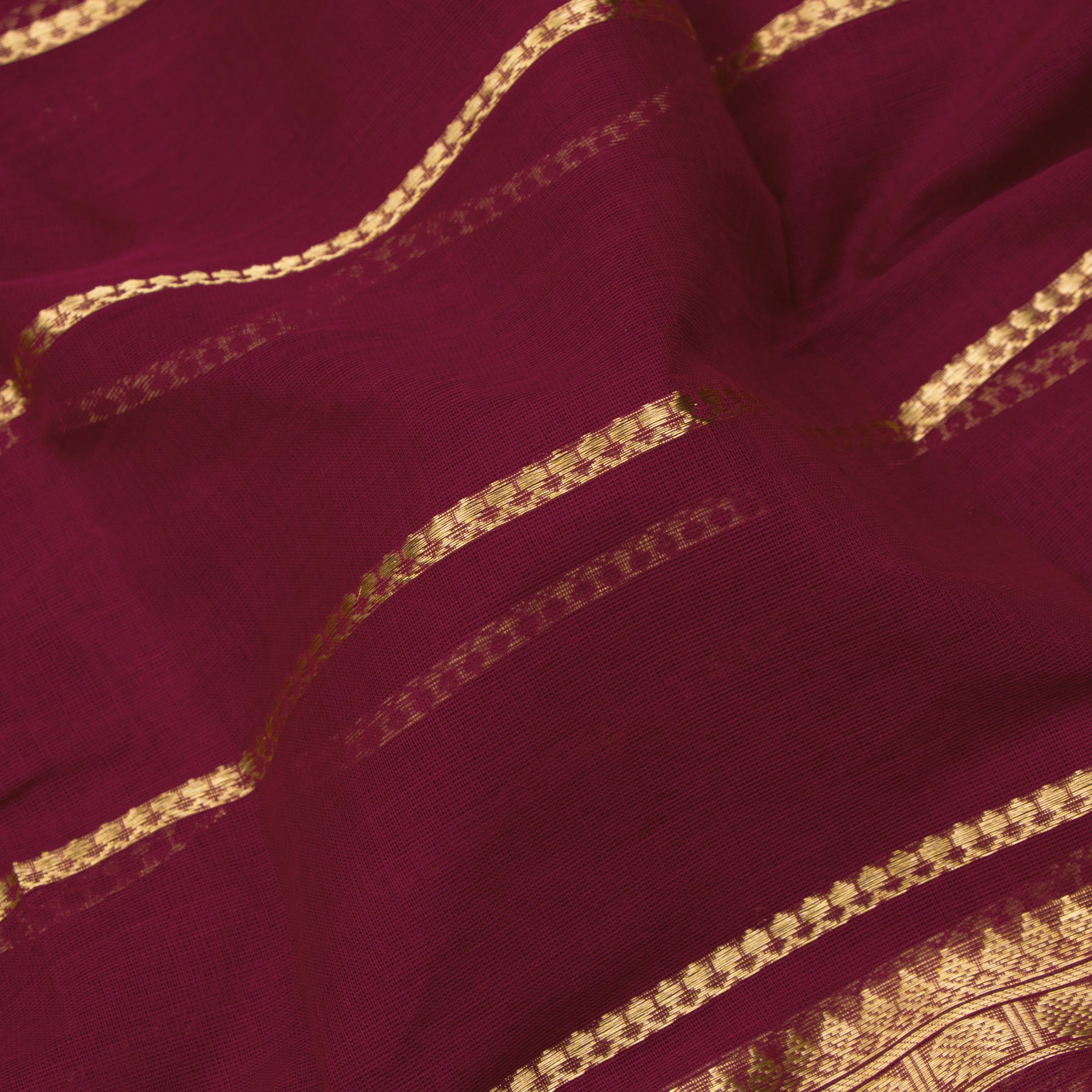 Kanakavalli Kanchi Cotton Sari 24-613-HS003-00705 - Fabric View