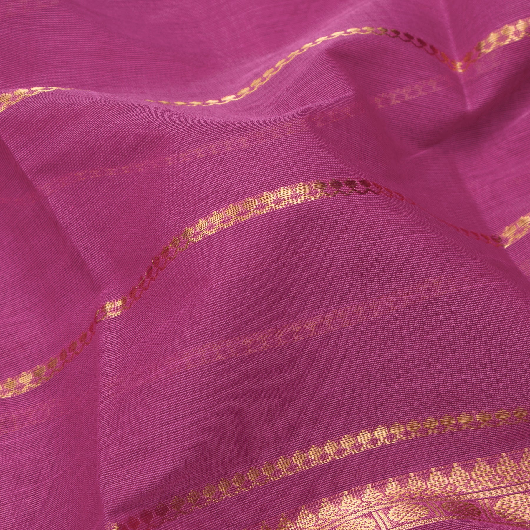 Kanakavalli Kanchi Cotton Sari 24-613-HS003-00777 - Fabric View