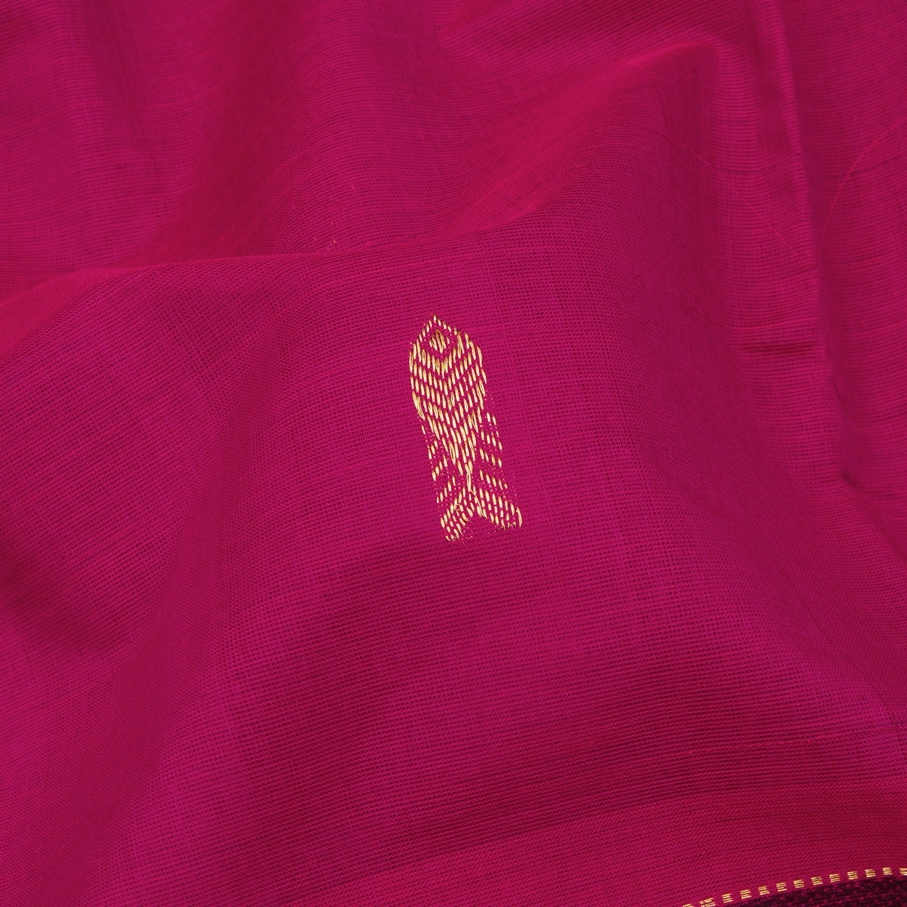 Kanakavalli Kanchi Cotton Sari 24-613-HS003-06000 - Fabric View