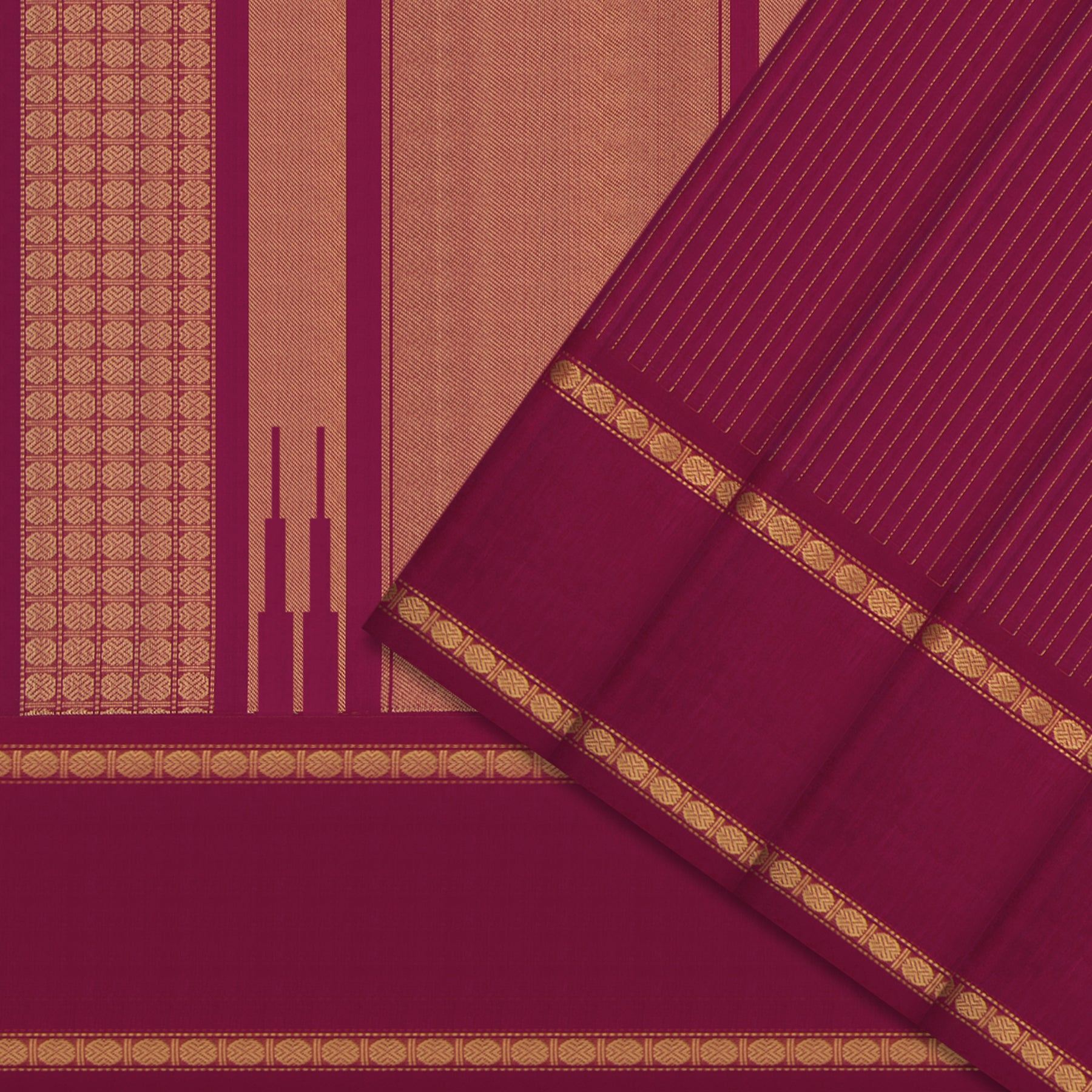 Kanakavalli Kanchi Cotton Sari 24-613-HS003-06058 - Cover View