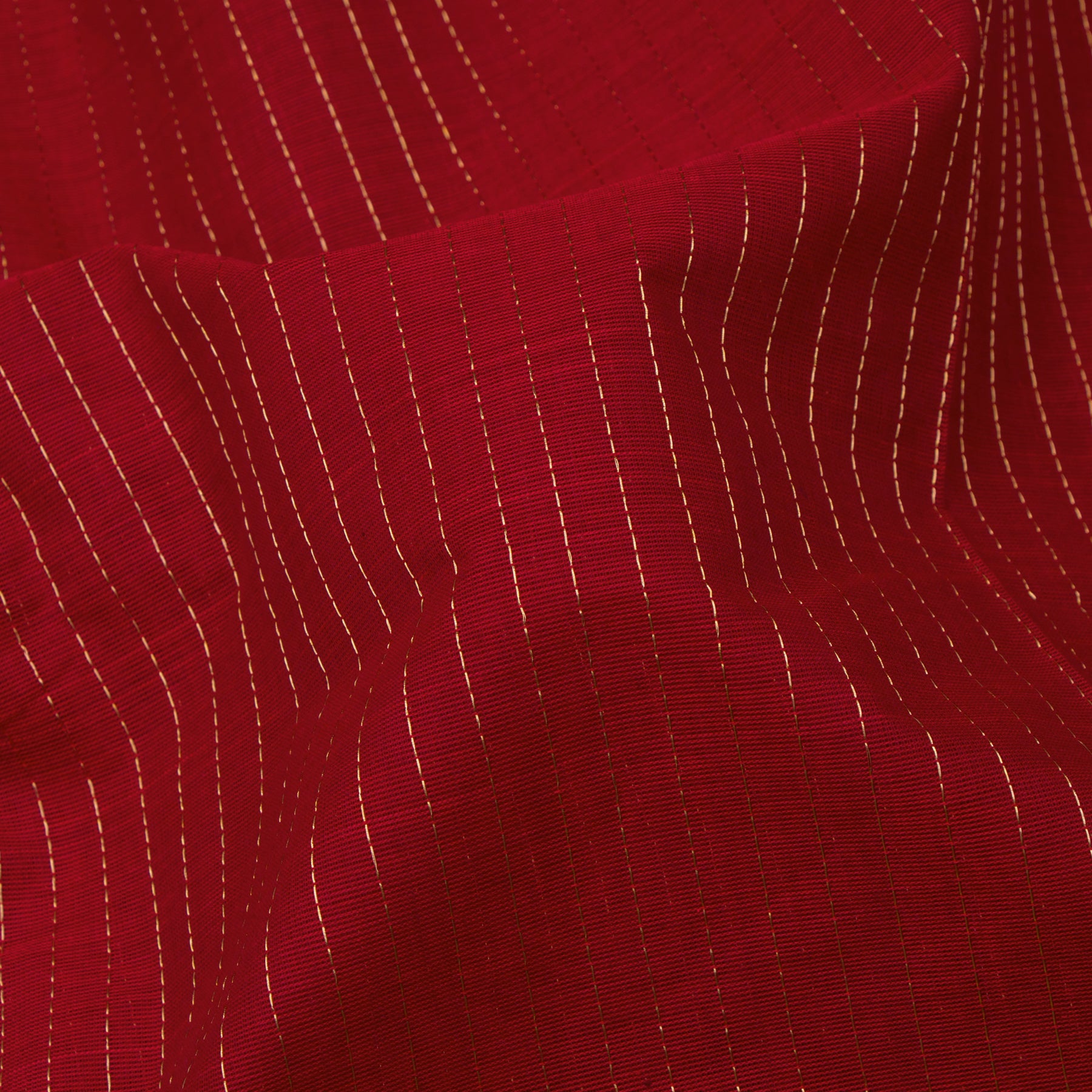 Kanakavalli Kanchi Cotton Sari 24-613-HS003-06082 - Fabric View