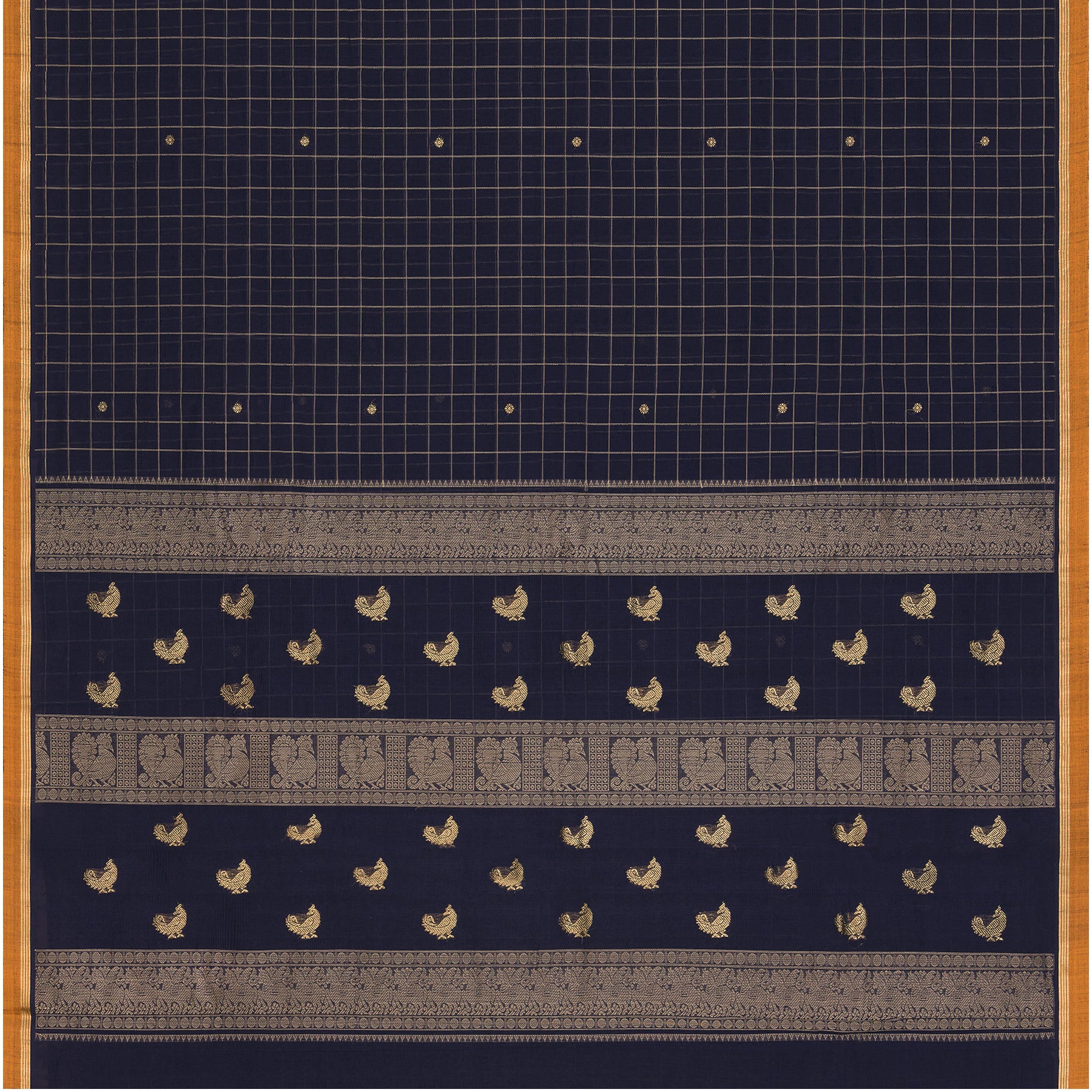 Kanakavalli Kanchi Cotton Sari 24-613-HS003-06164 - Full View