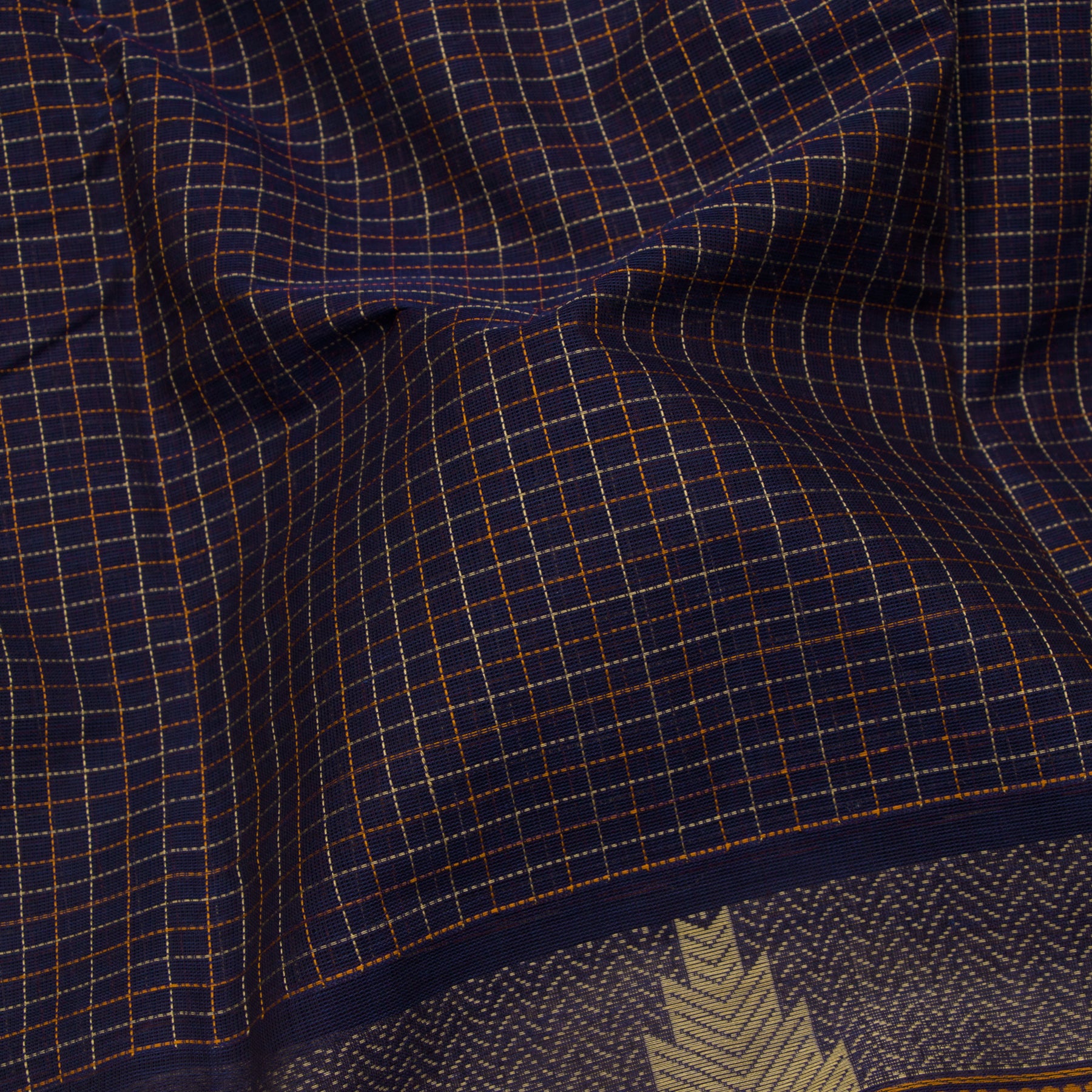 Kanakavalli Kanchi Cotton Sari 24-613-HS003-06213 - Fabric View