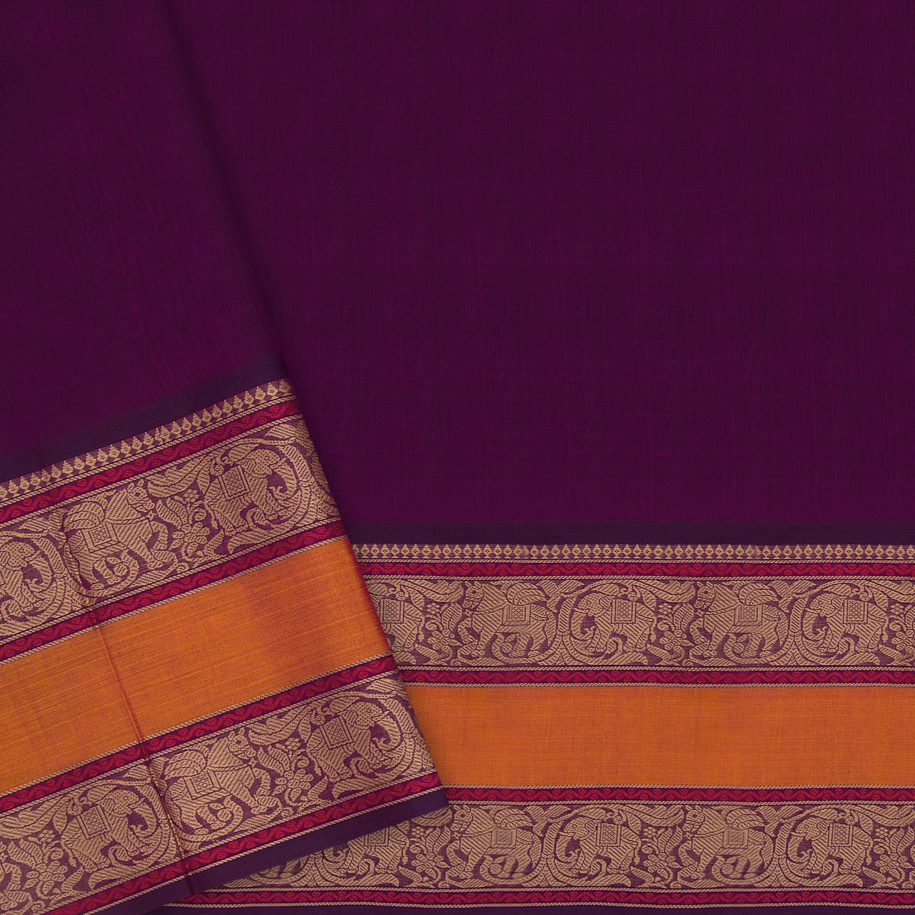 Kanakavalli Kanchi Cotton Sari 24-613-HS003-06234 - Blouse View