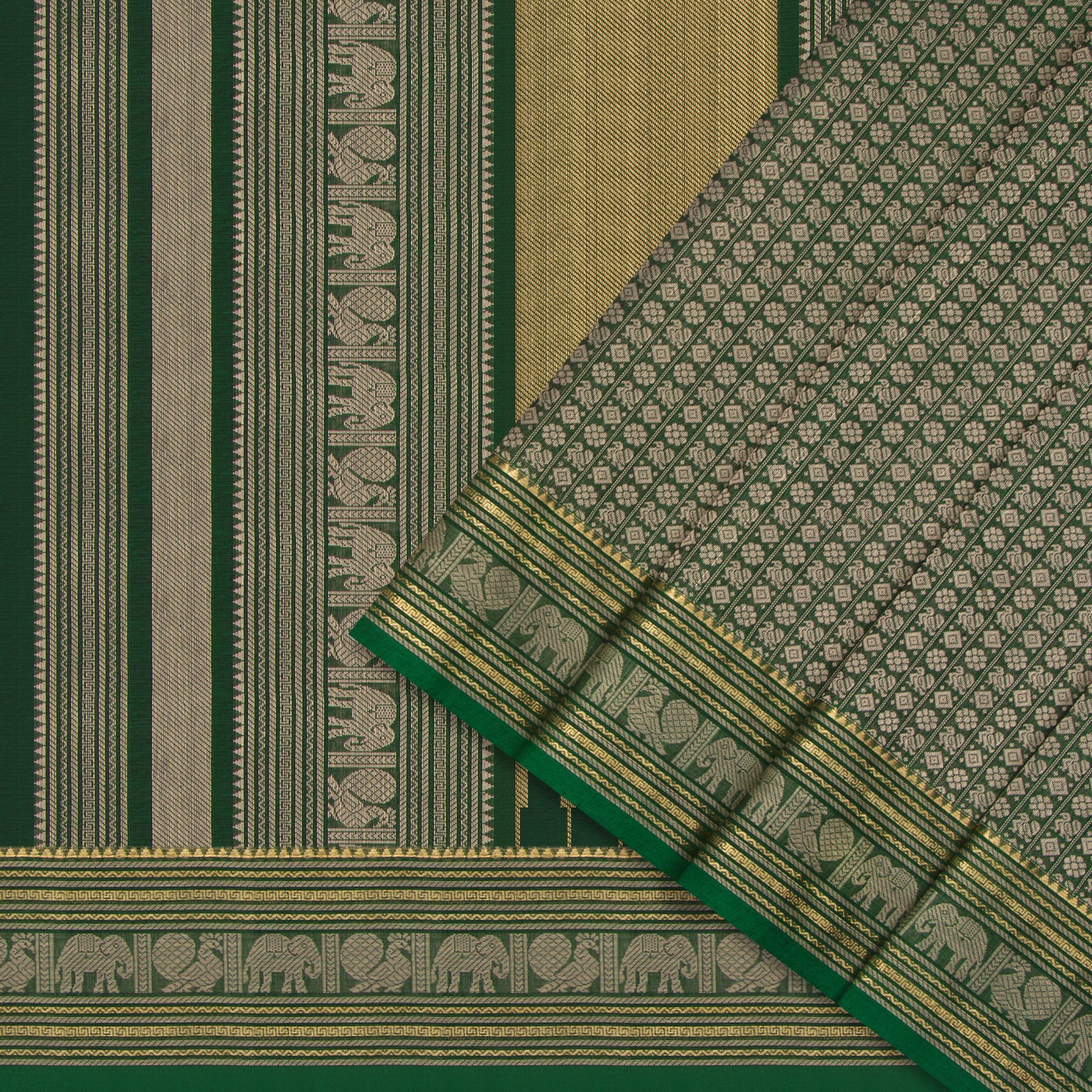 Kanakavalli Kanchi Cotton Sari 24-613-HS003-09044 - Cover View