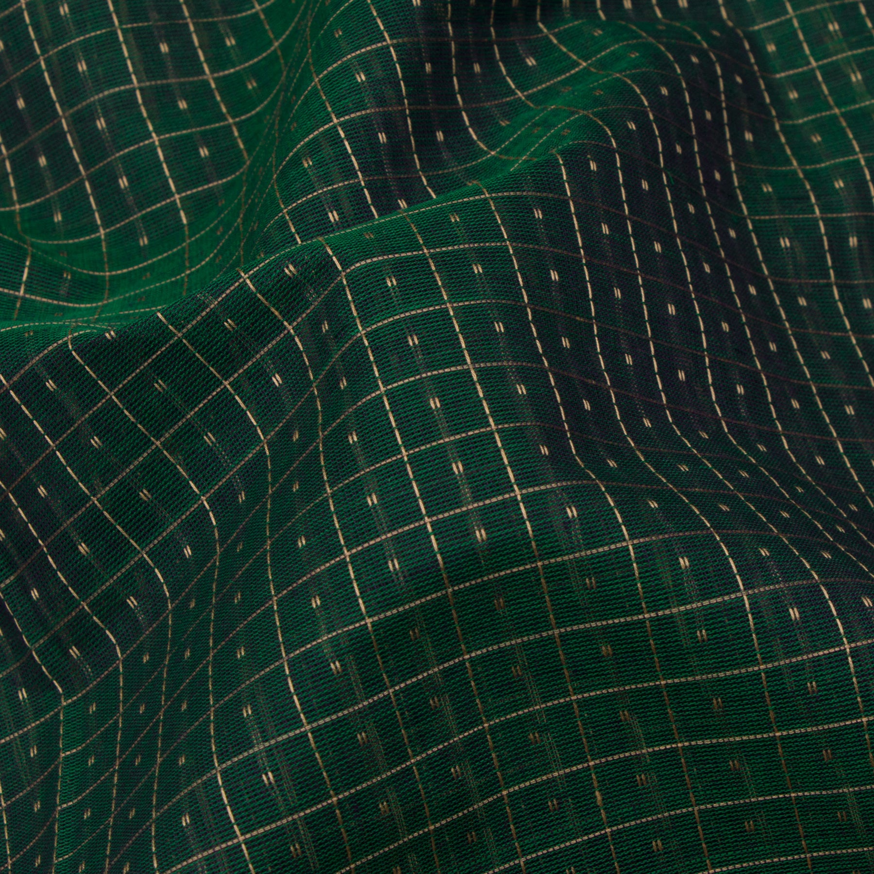 Kanakavalli Kanchi Cotton Sari 24-613-HS003-09054 - Fabric View