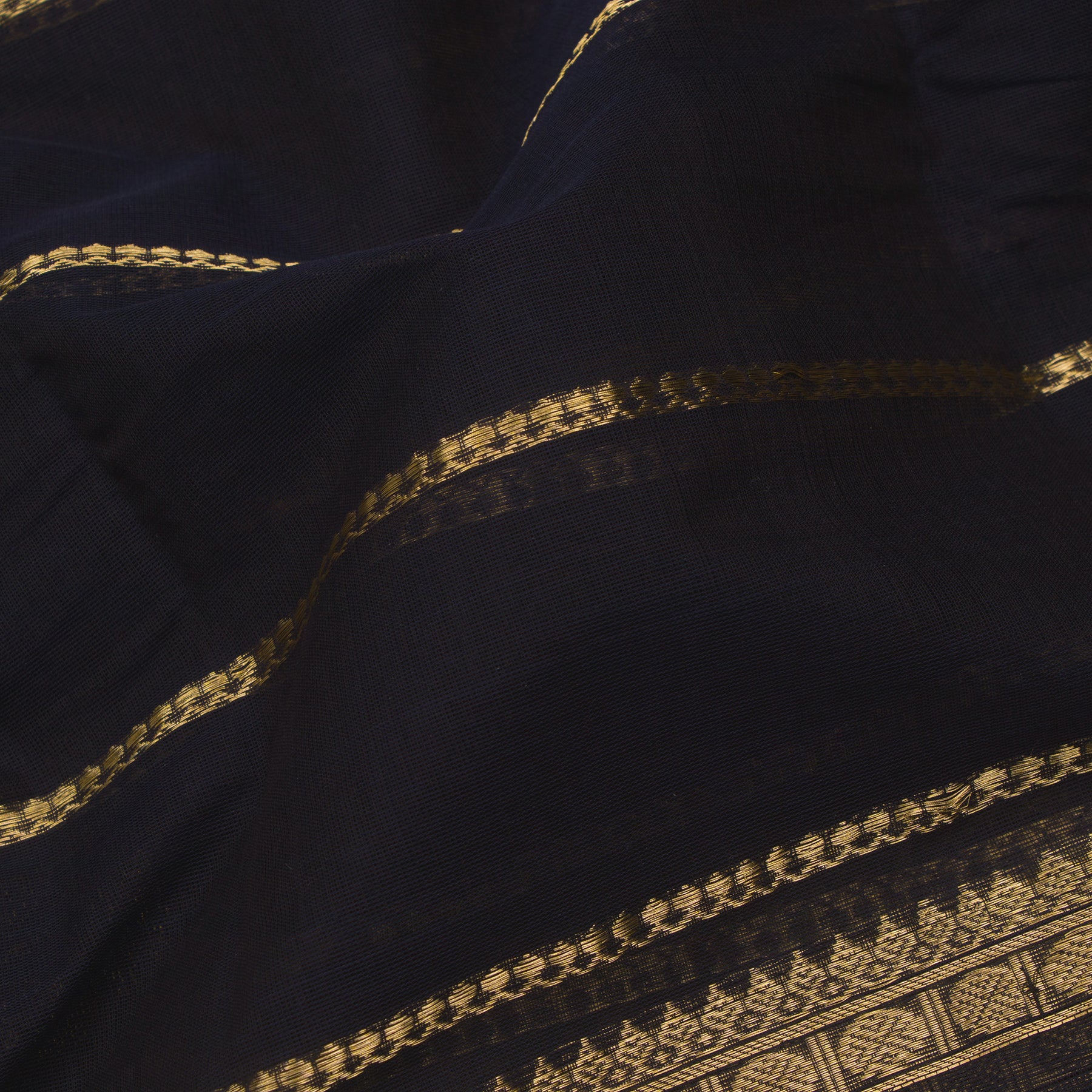 Kanakavalli Kanchi Cotton Sari 24-613-HS003-14371 - Fabric View