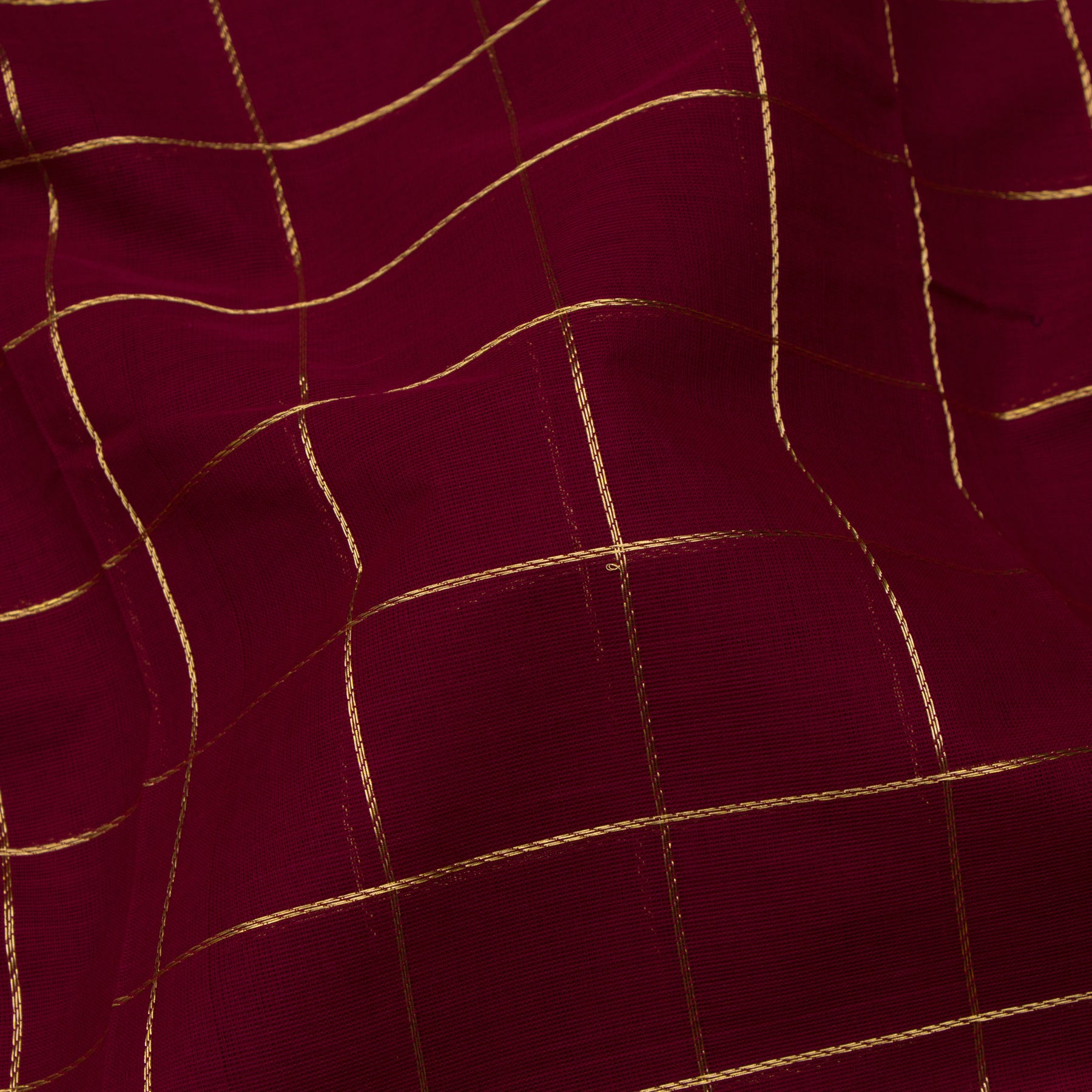 Kanakavalli Kanchi Cotton Sari 24-613-HS003-14373 - Fabric View