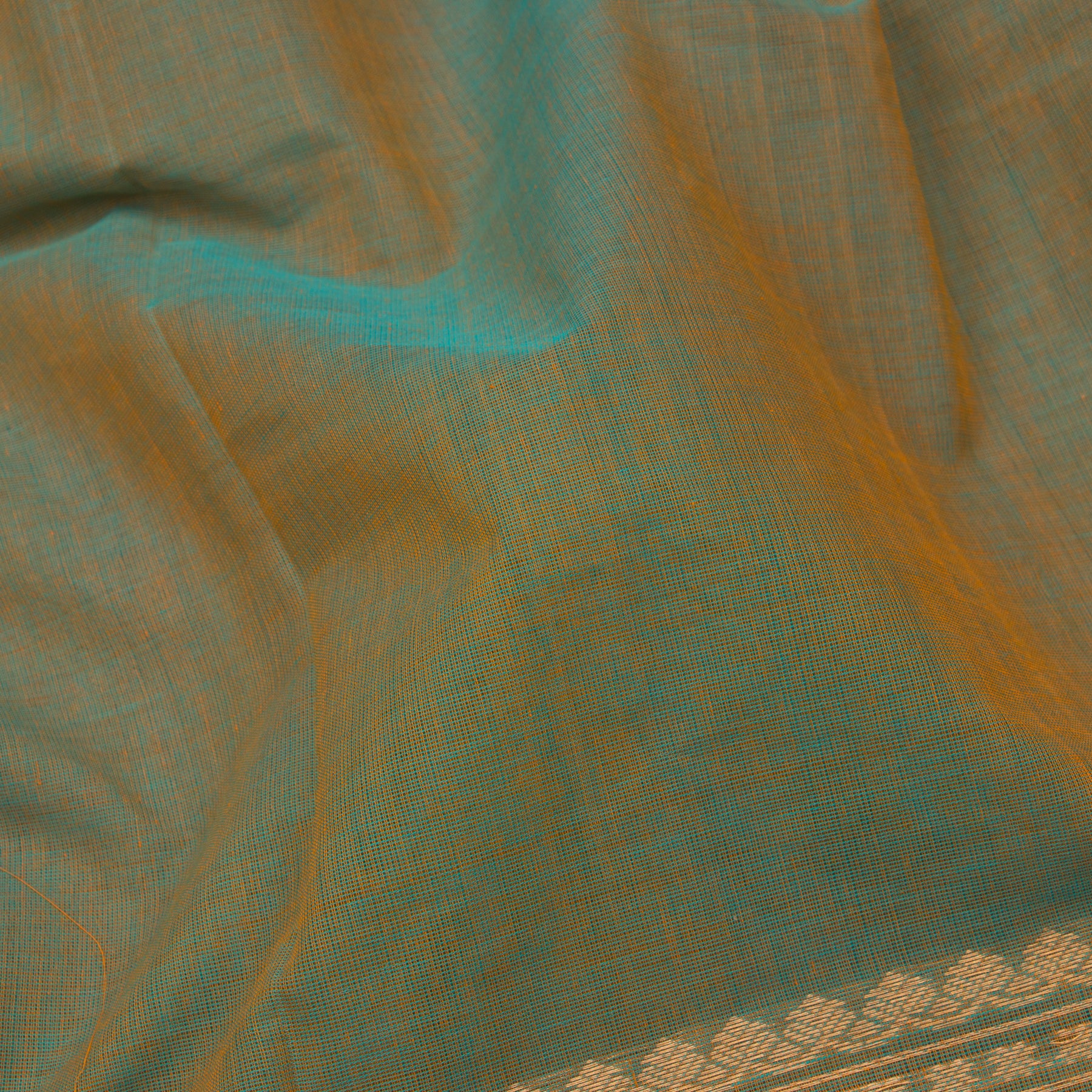 Kanakavalli Kanchi Cotton Sari 24-613-HS003-14384 - Fabric View