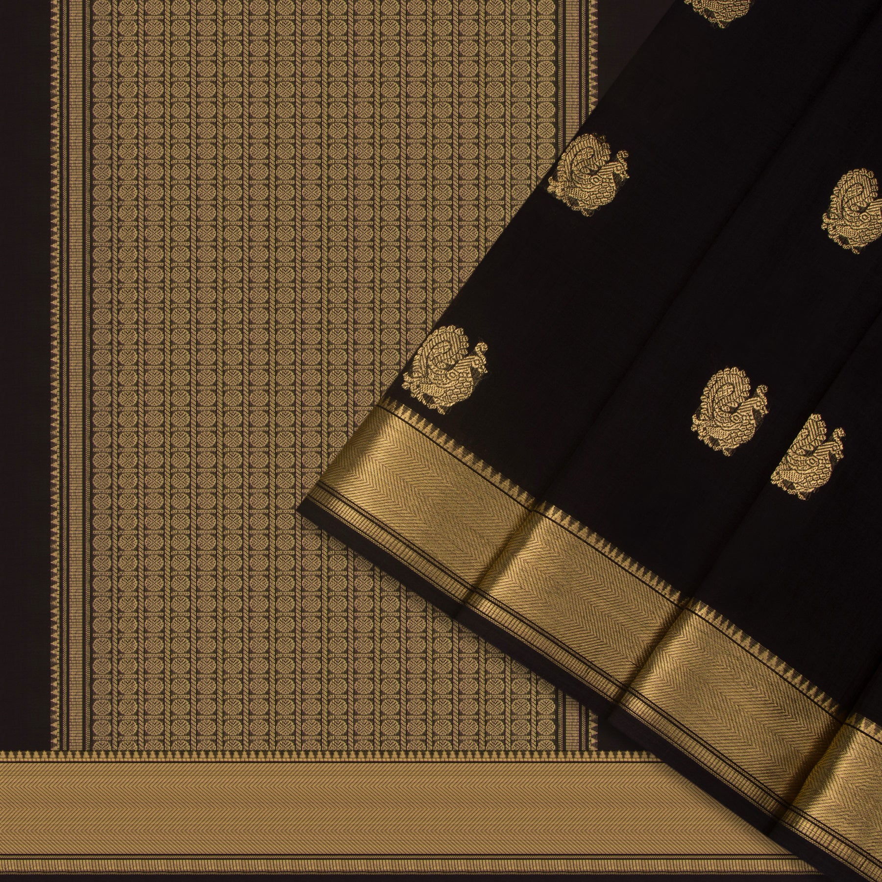 Kanakavalli Kanchi Cotton Sari 24-613-HS003-14390 - Cover View