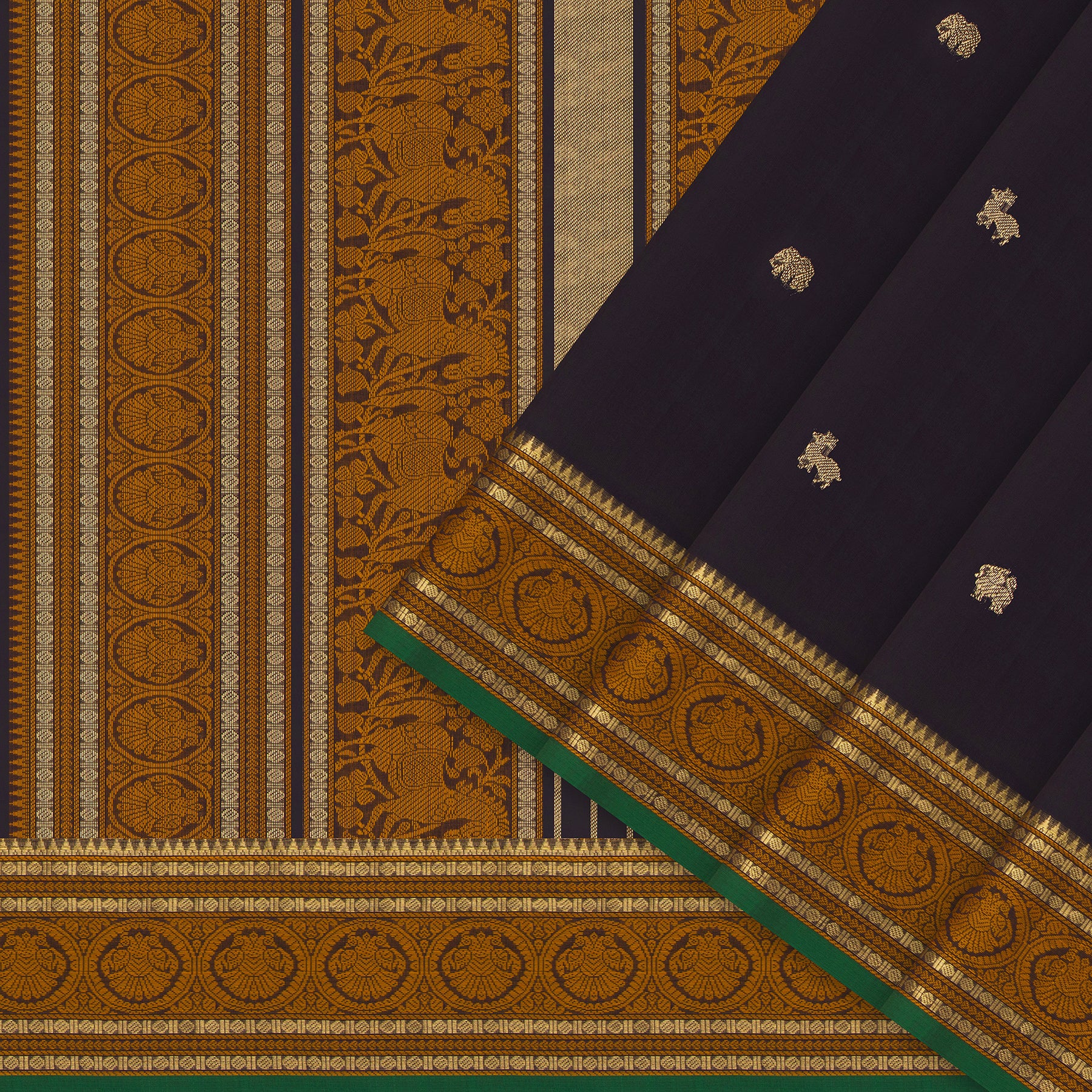 Kanakavalli Kanchi Cotton Sari 24-613-HS003-14393 - Cover View
