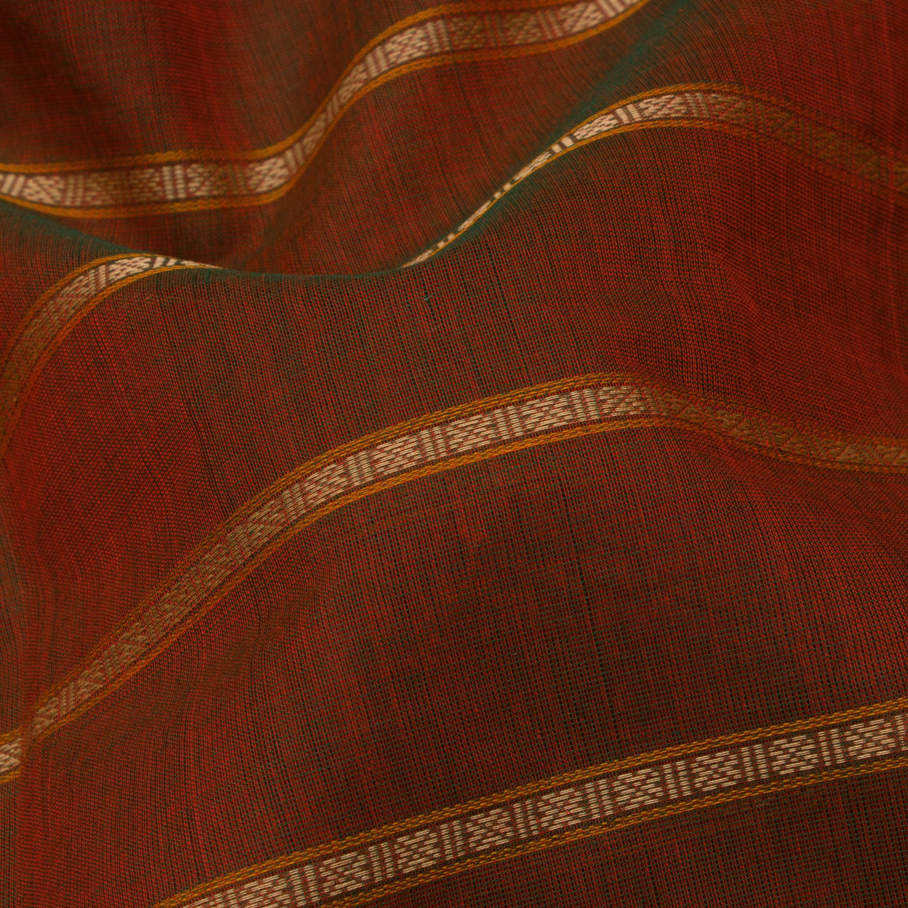 Kanakavalli Kanchi Cotton Sari 24-613-HS003-14400 - Fabric View