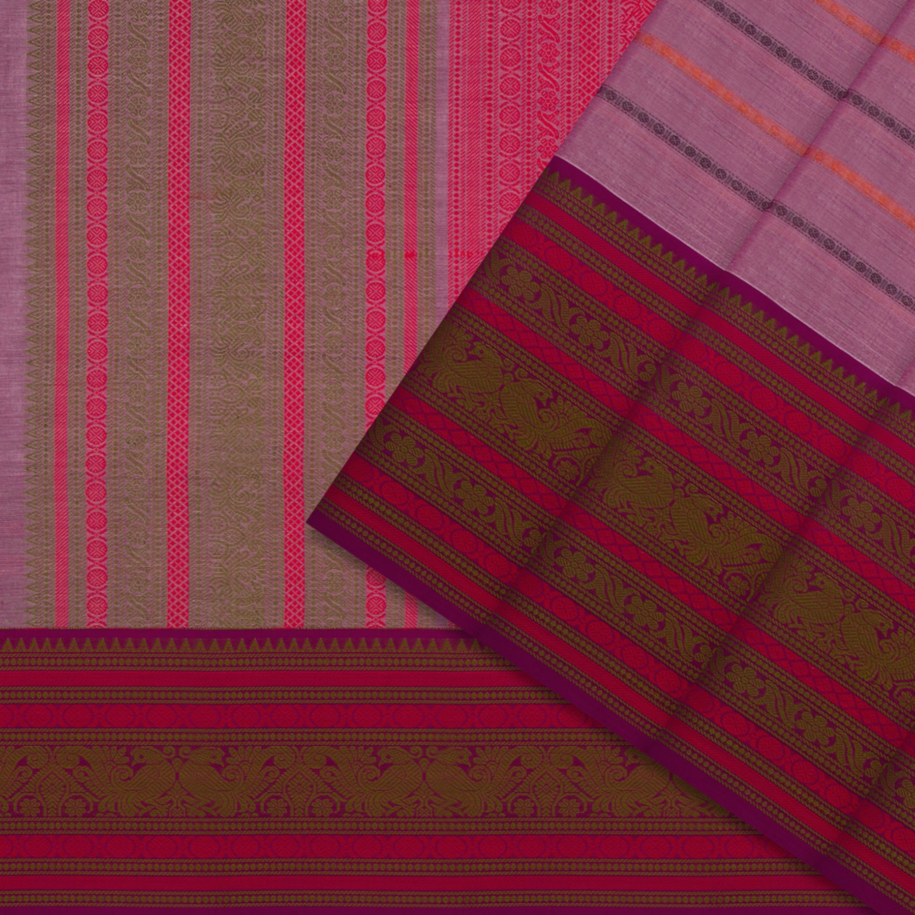 Kanakavalli Kanchi Cotton Sari 24-613-HS003-14403 - Cover View