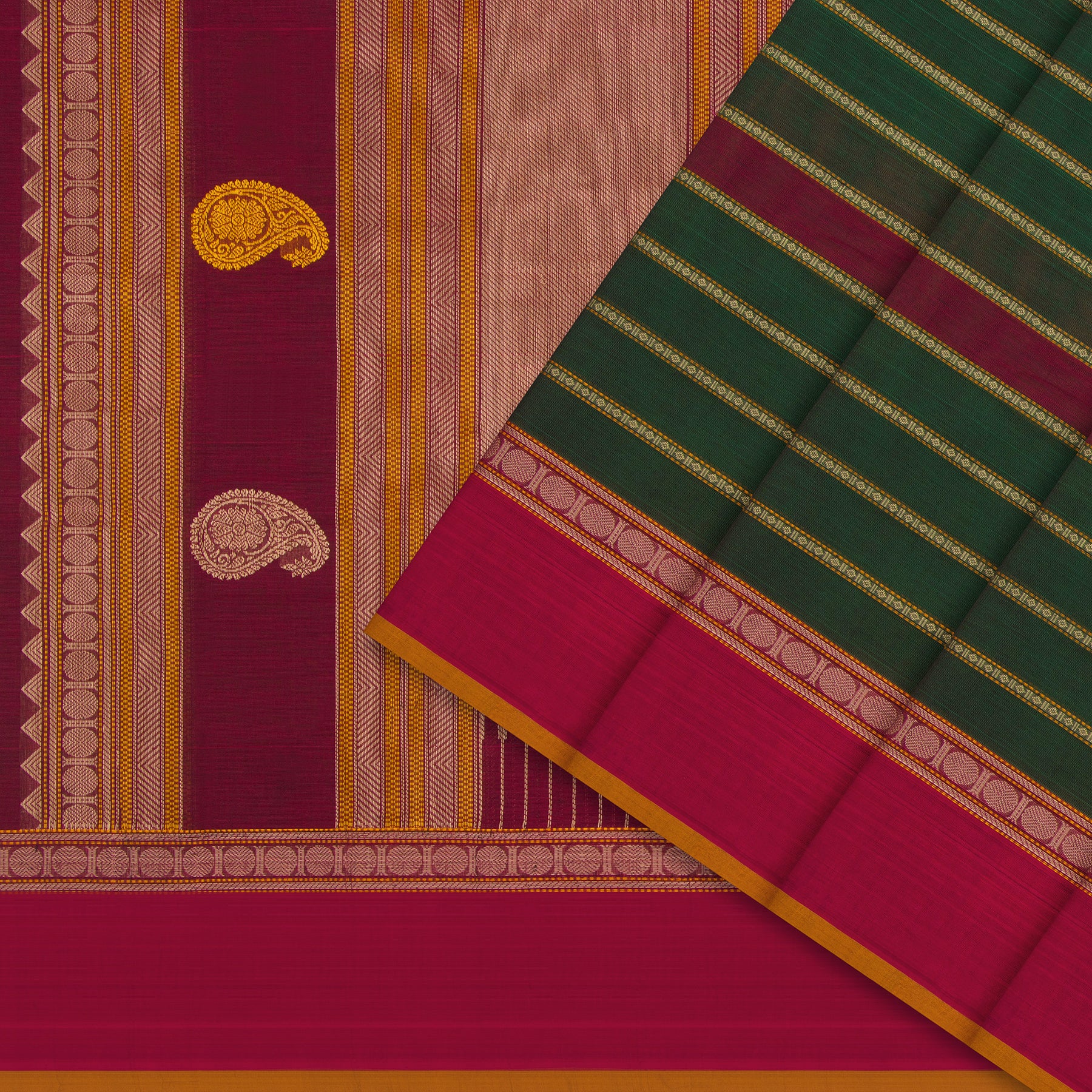 Kanakavalli Kanchi Cotton Sari 24-613-HS003-14409 - Cover View
