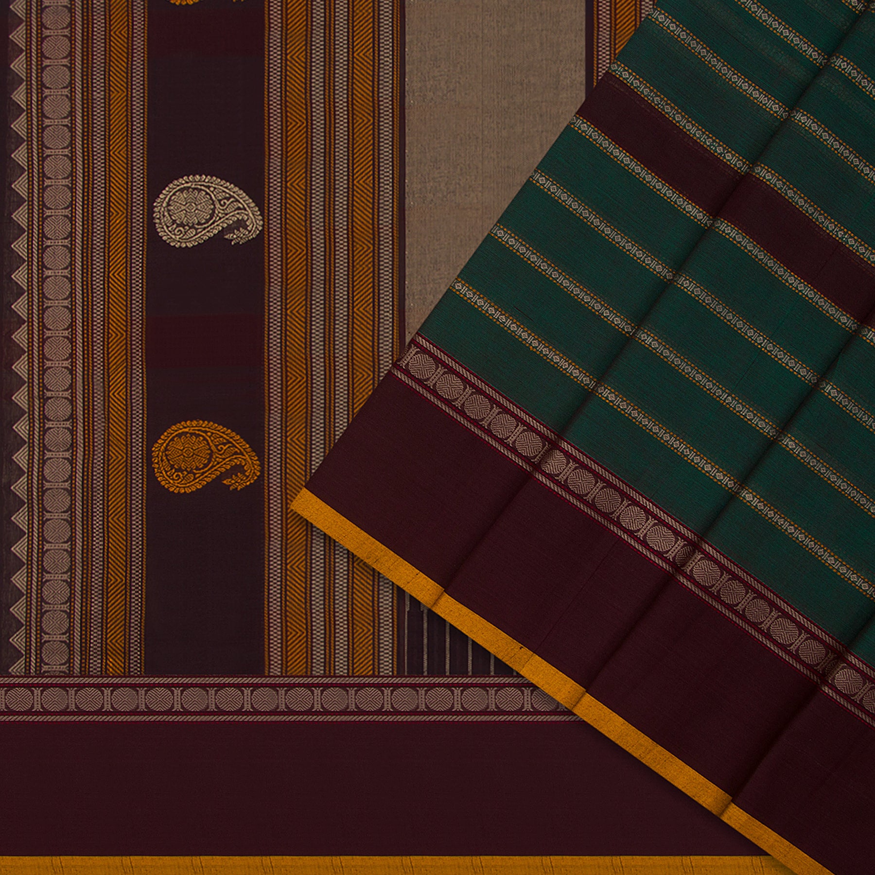 Kanakavalli Kanchi Cotton Sari 24-613-HS003-14417 - Cover View