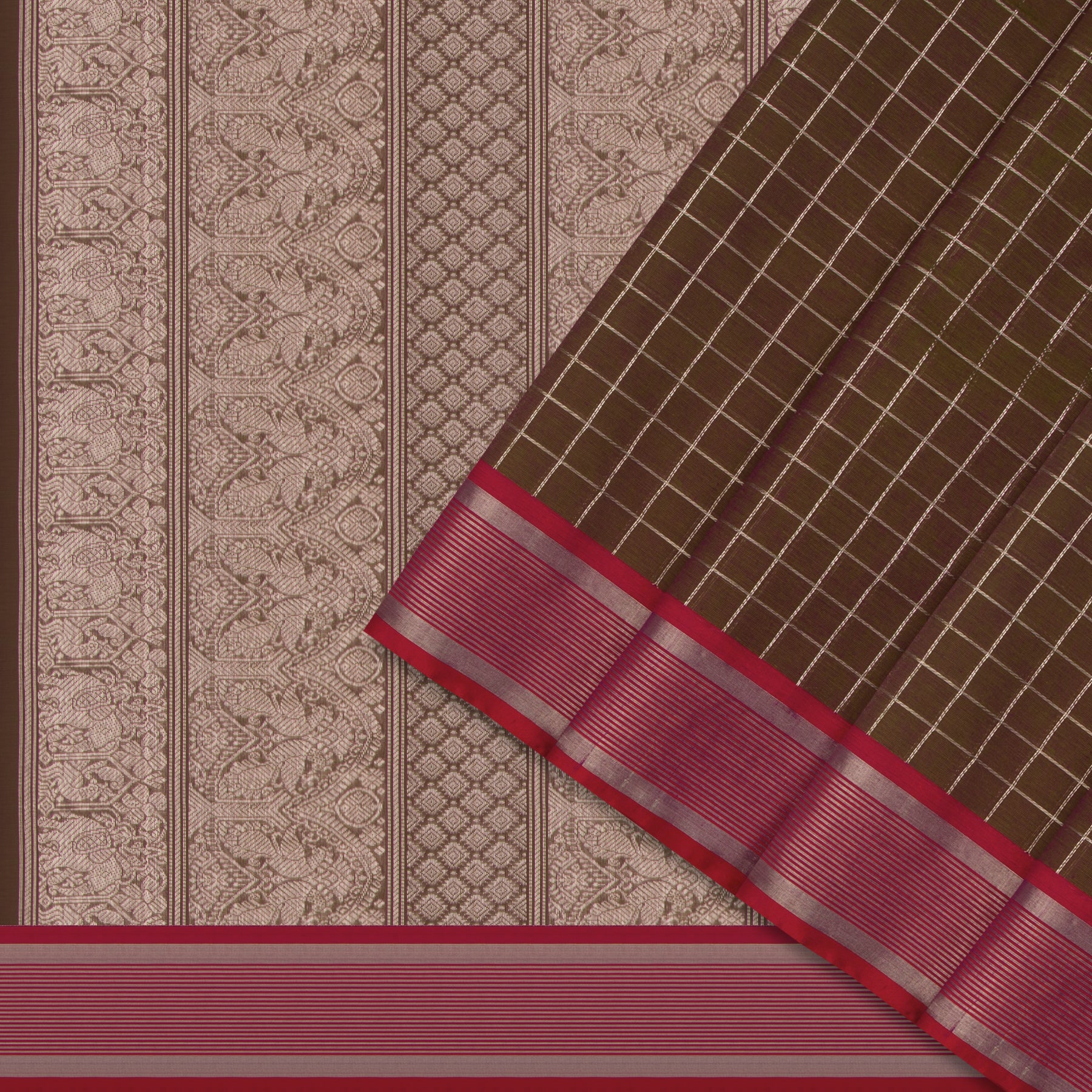 Kanakavalli Kanchi Cotton Sari 24-613-HS003-14420 - Cover View