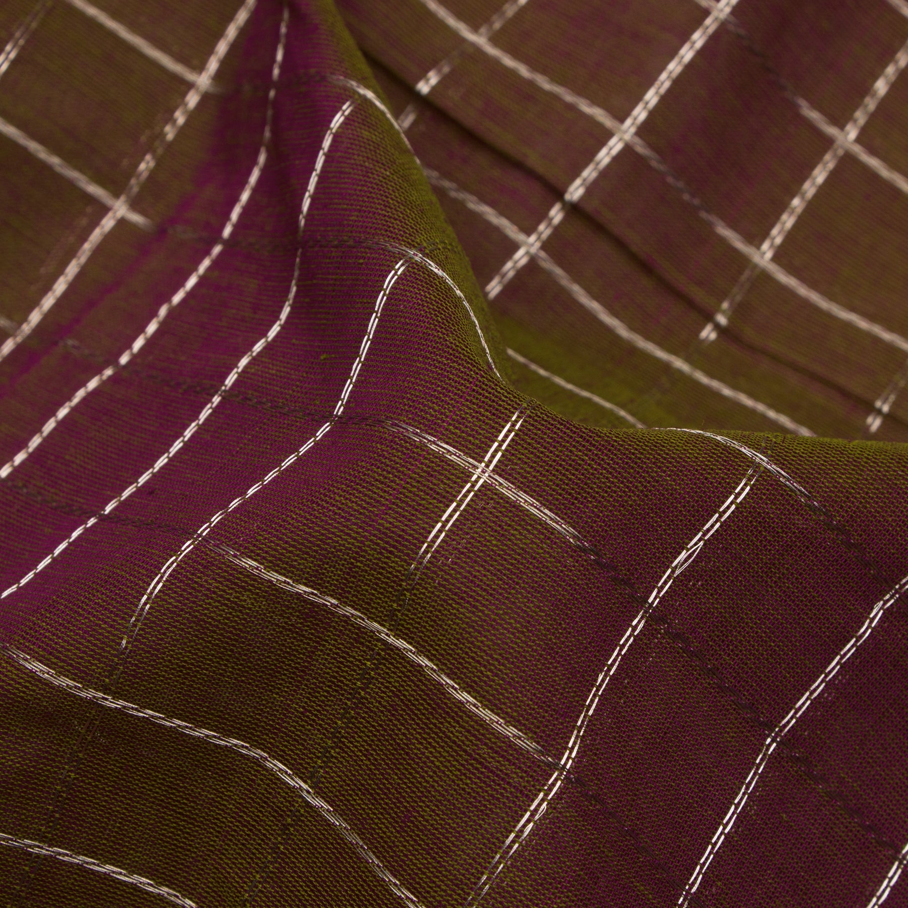 Kanakavalli Kanchi Cotton Sari 24-613-HS003-14420 - Fabric View